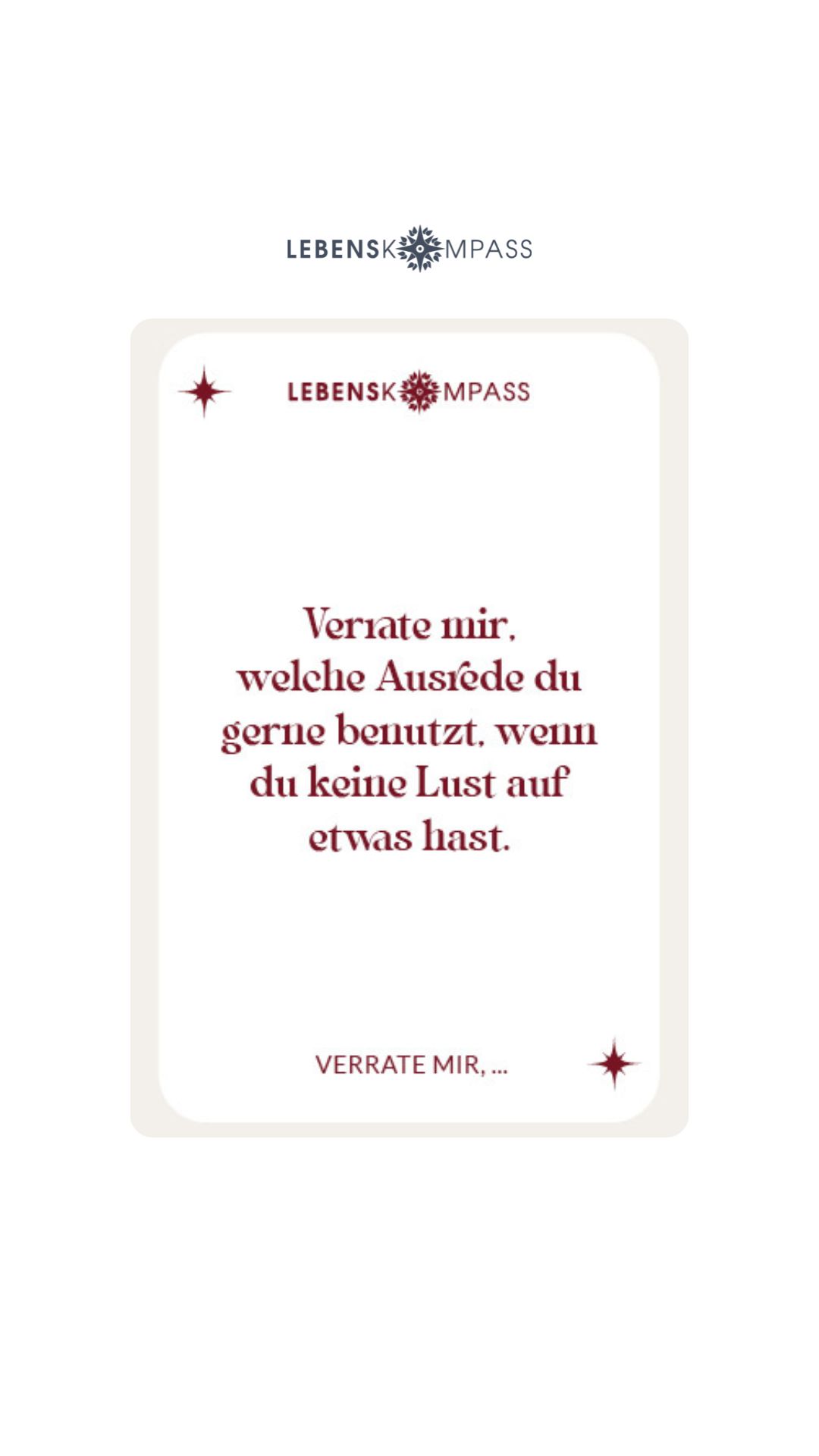 Lebenskompass Facebook ad