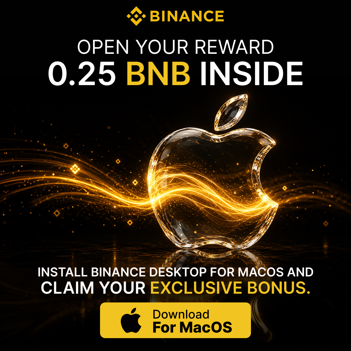 Binance for Desktop Facebook ad