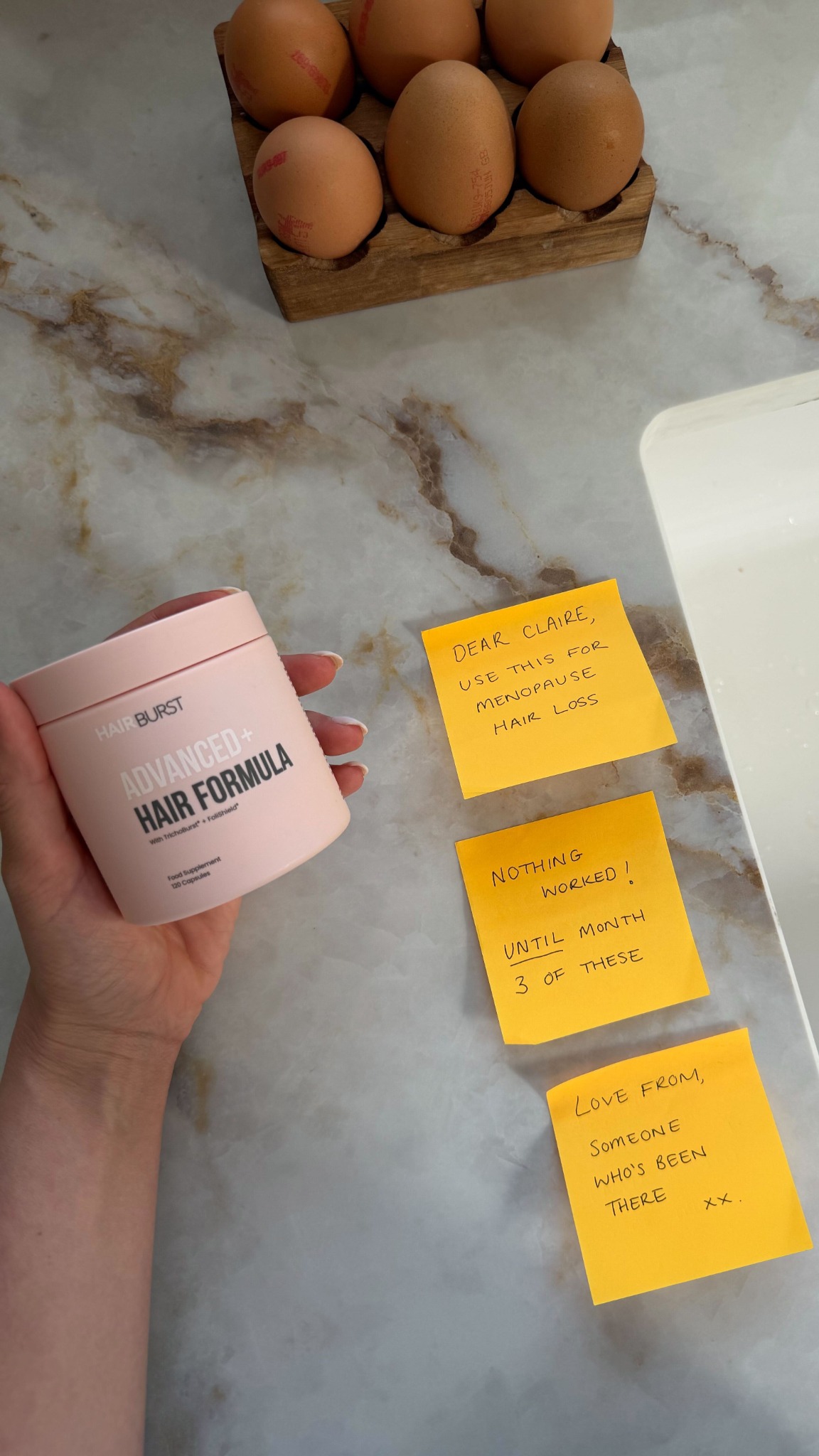 Hairburst Facebook ad