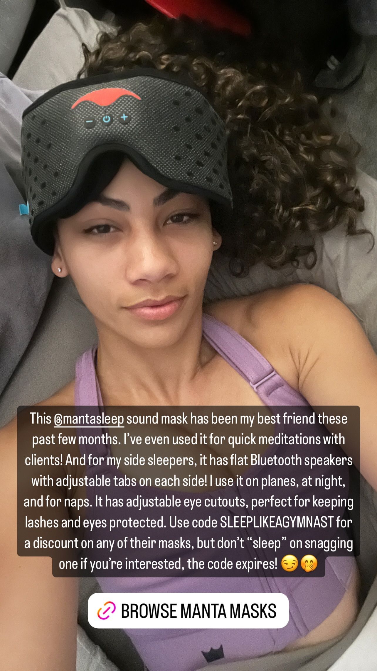 Manta Sleep Facebook ad