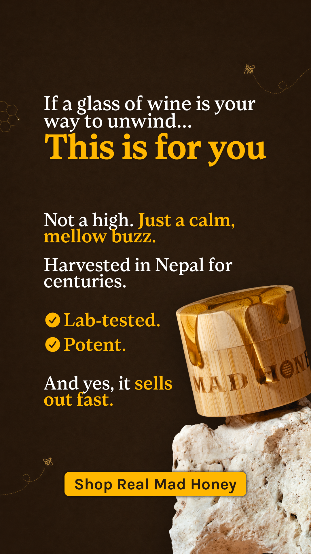Real Mad Honey Facebook ad