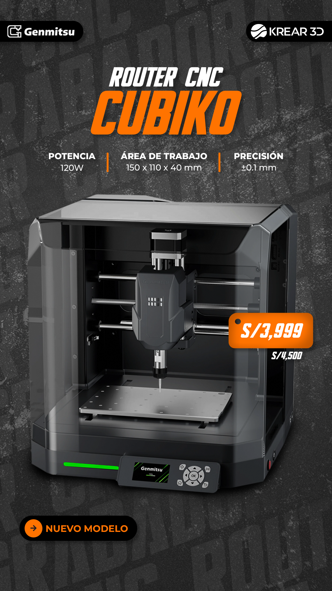 Krear 3D - Impresoras 3D Facebook ad from Jun 25, 2026