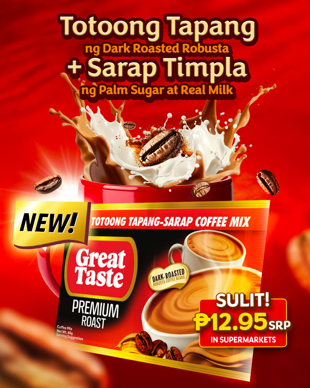 Great Taste Coffee Facebook ad
