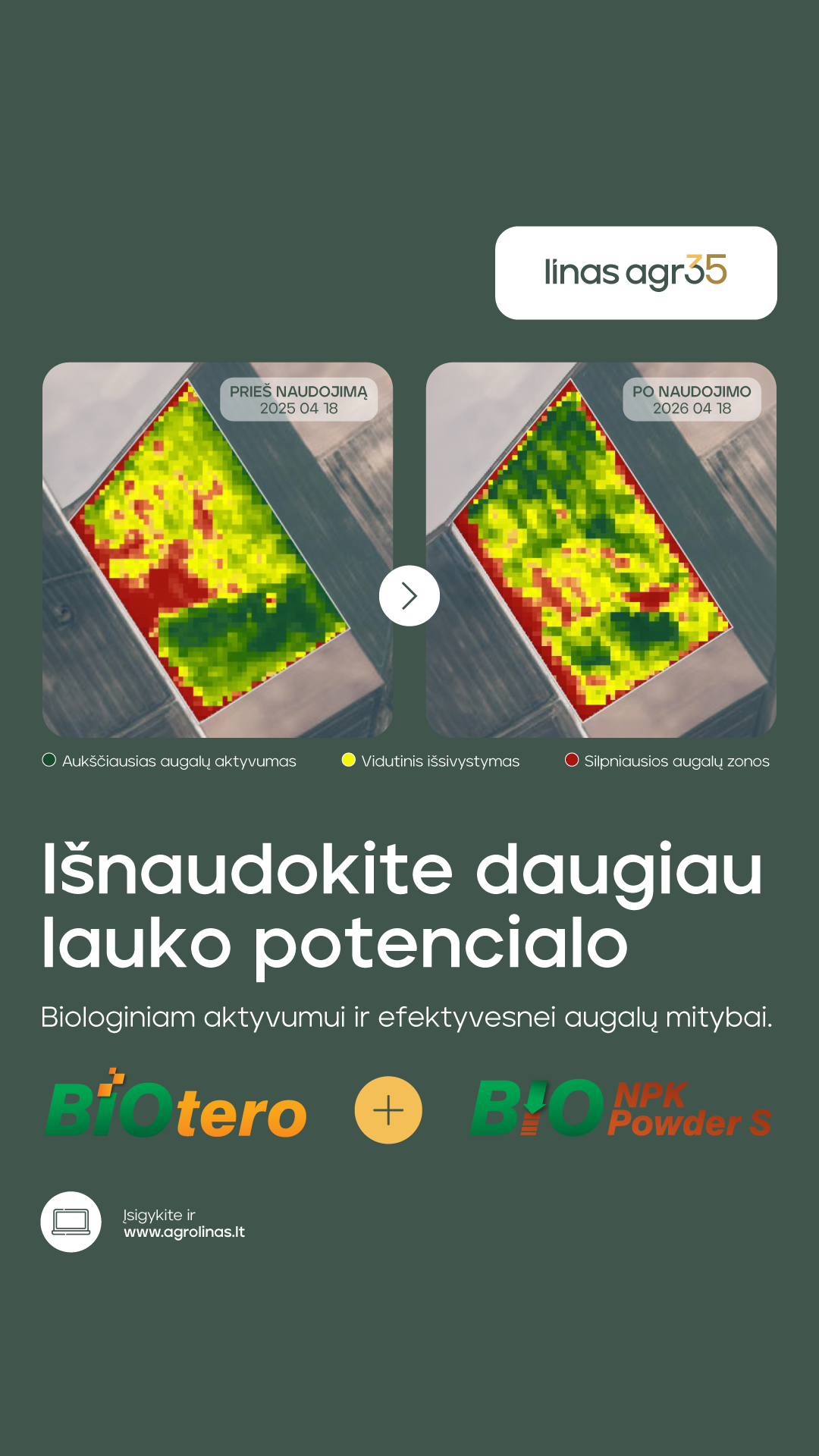 Linas Agro Lietuva Facebook ad