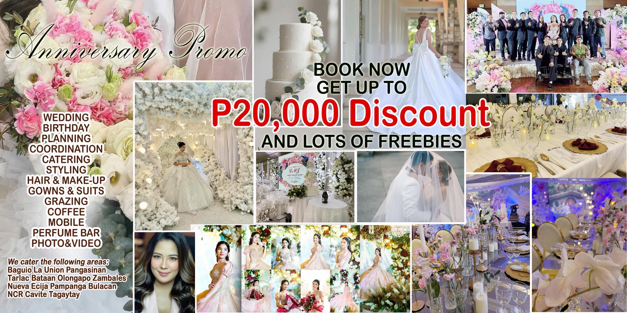 DMJ Party Needs Shop and Event Management Facebook ad