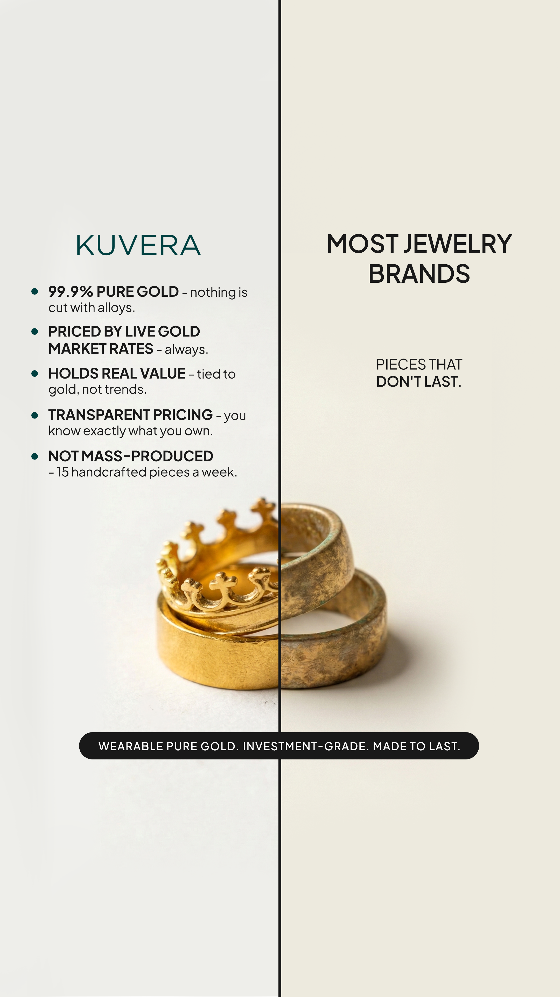 Kuvera Jewelry Facebook ad