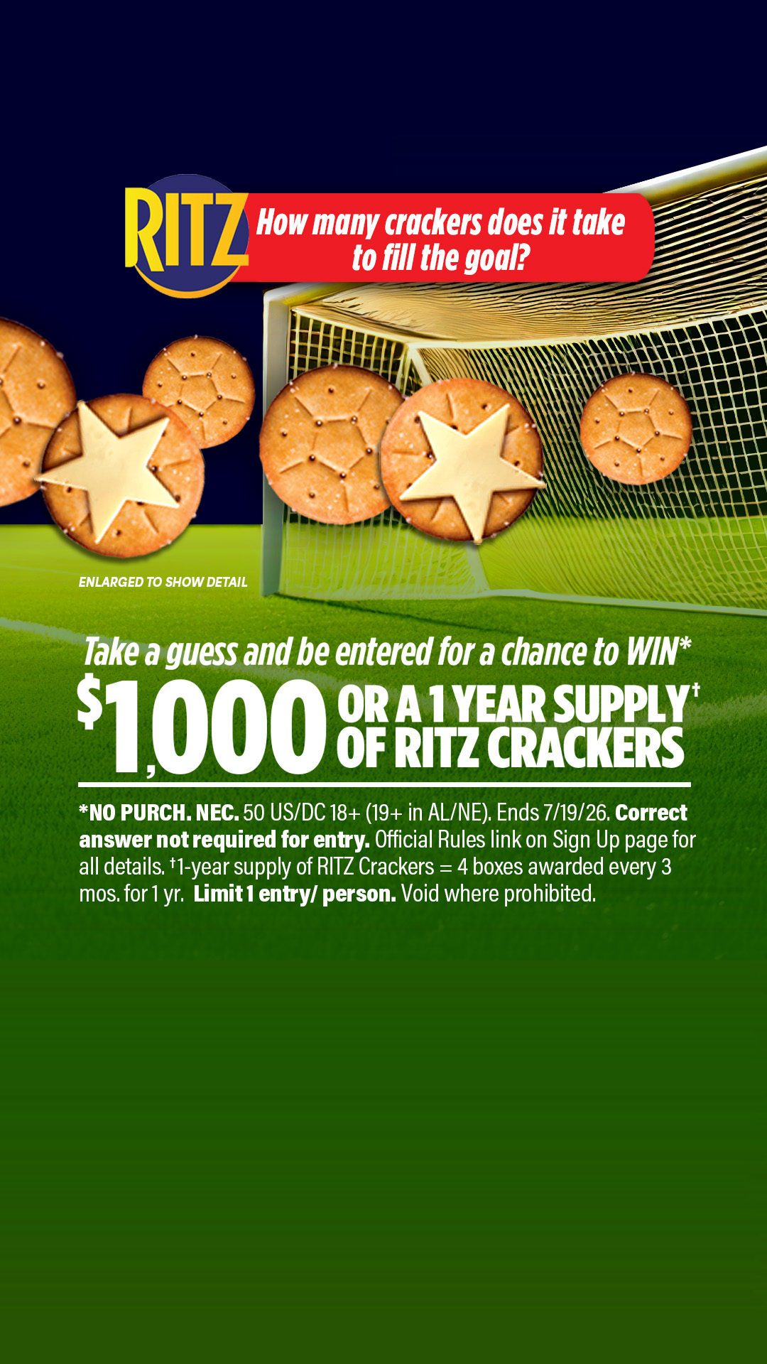 Ritz Crackers Facebook ad from Jun 30, 2026