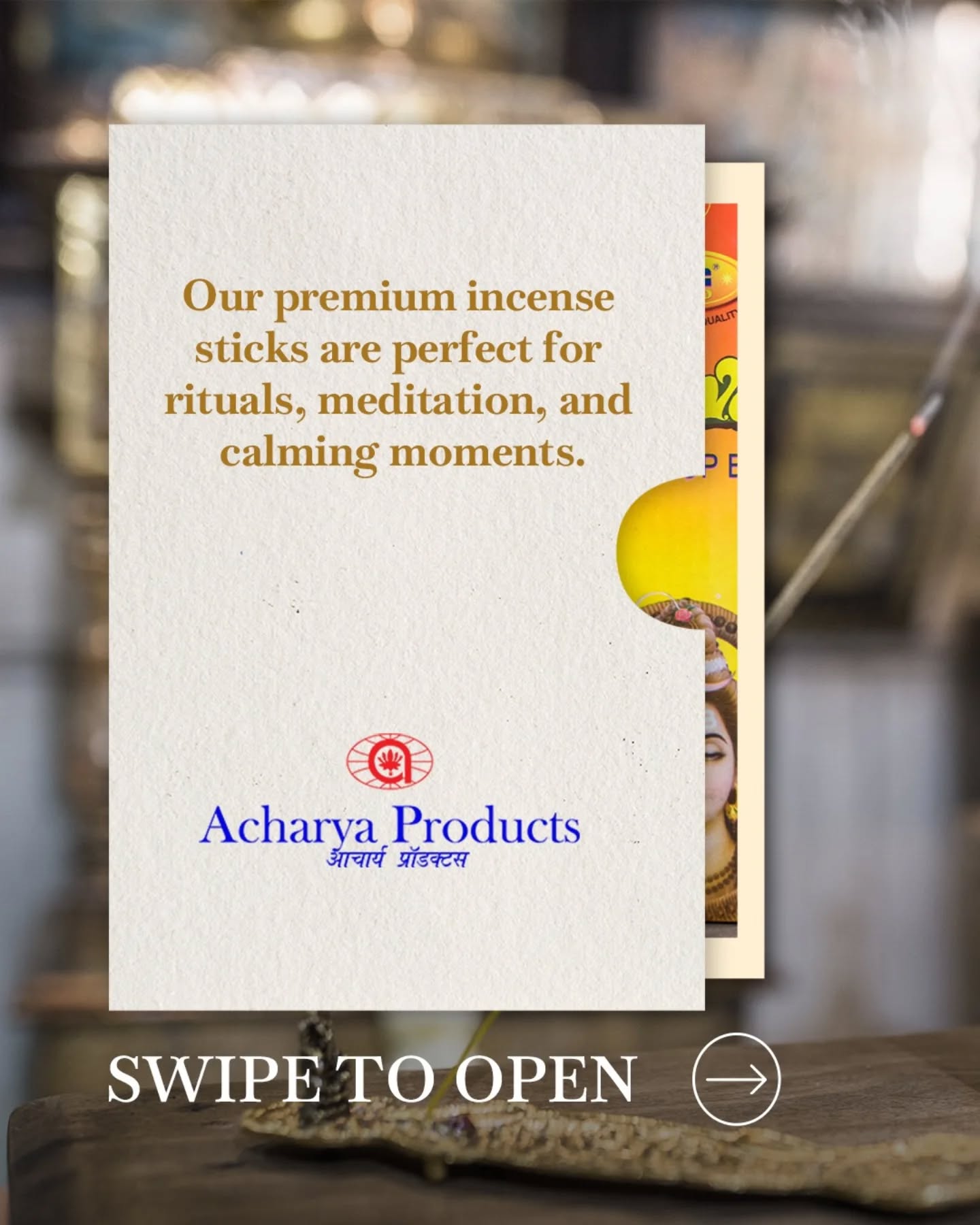 Acharya Products Facebook ad