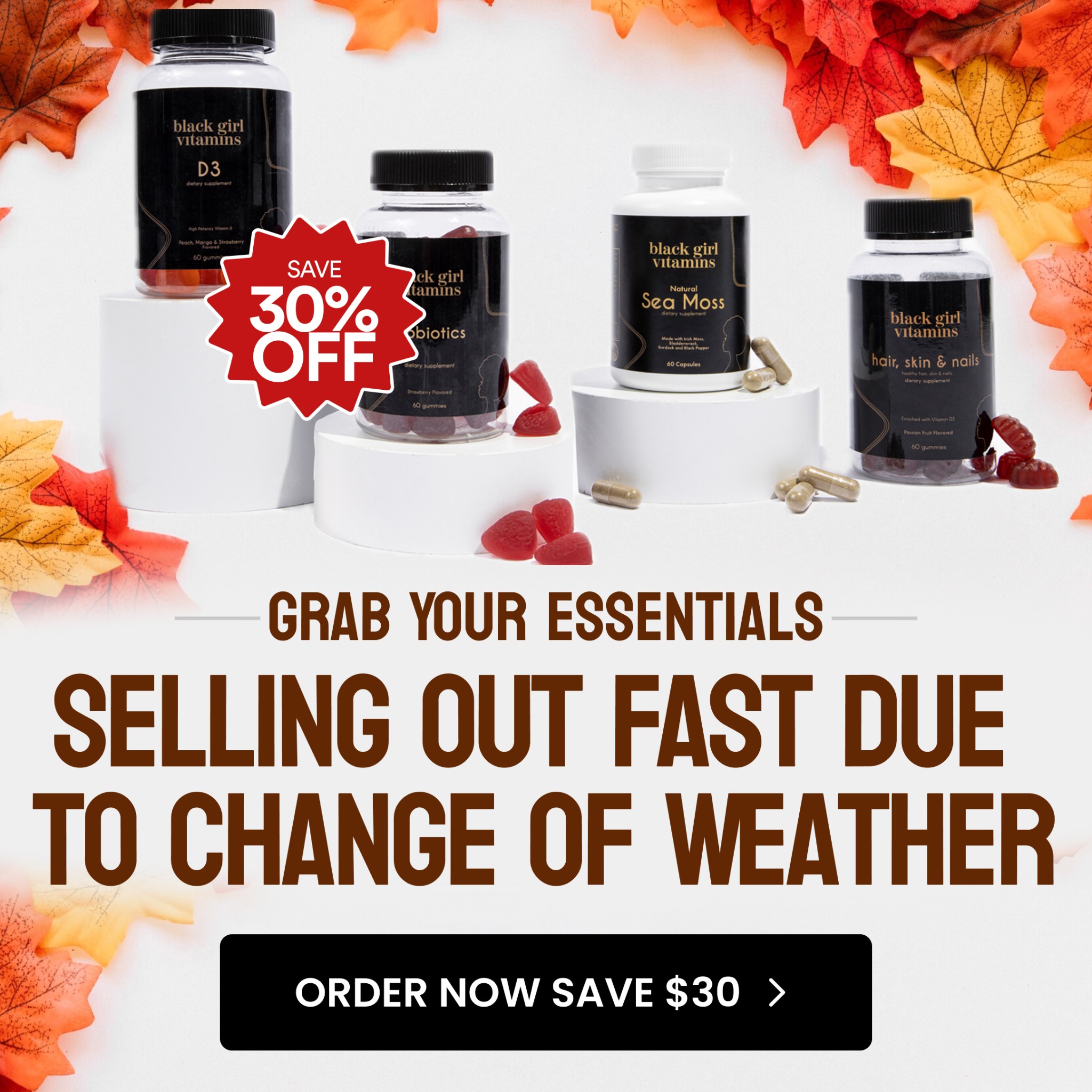 Black Girl Vitamins Facebook ad