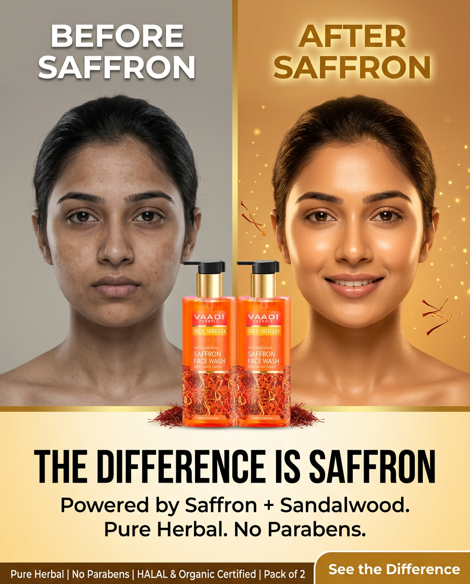 Vaadi Organics Mauritius Facebook ad: Glow begins here