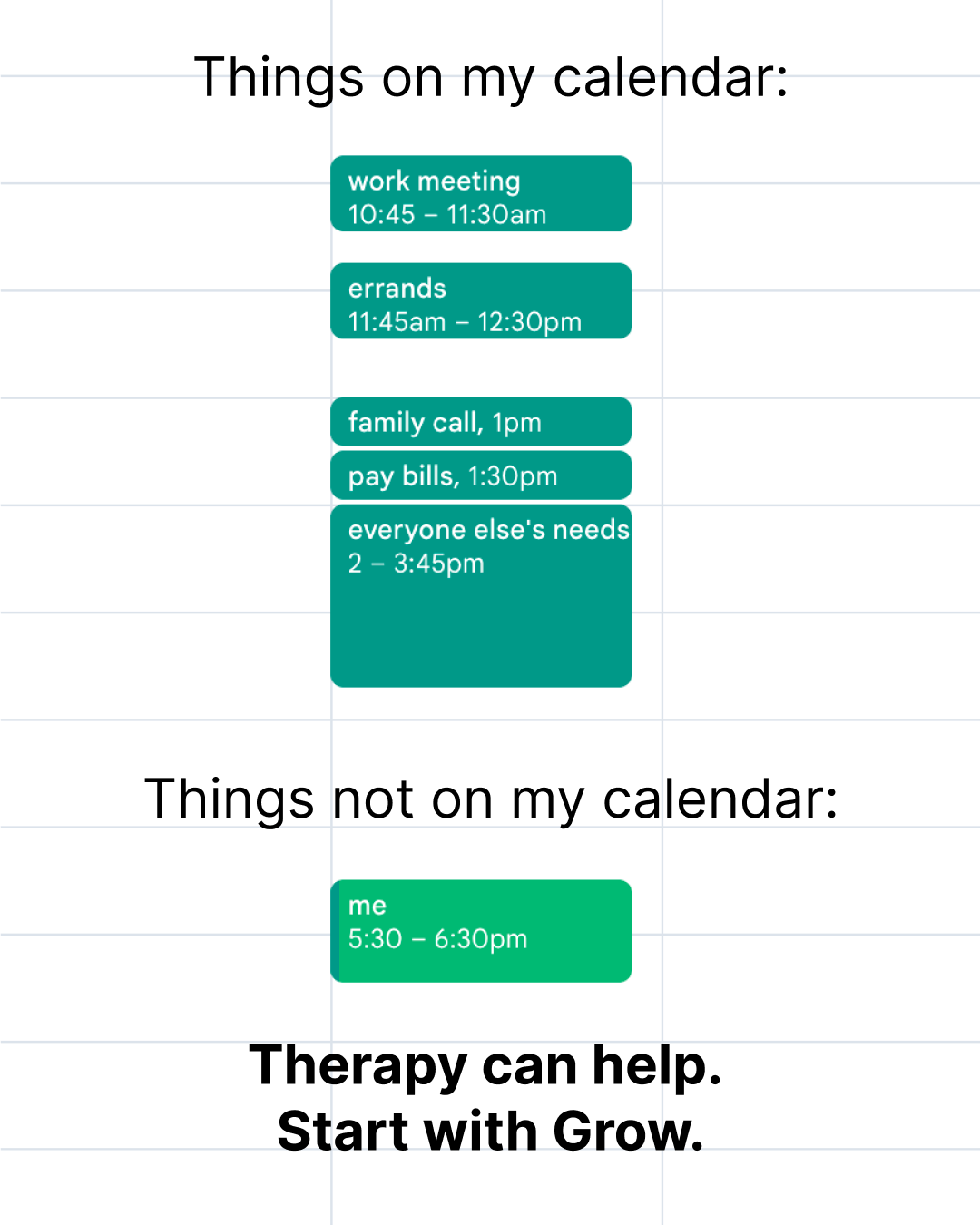 Grow Therapy Facebook ad