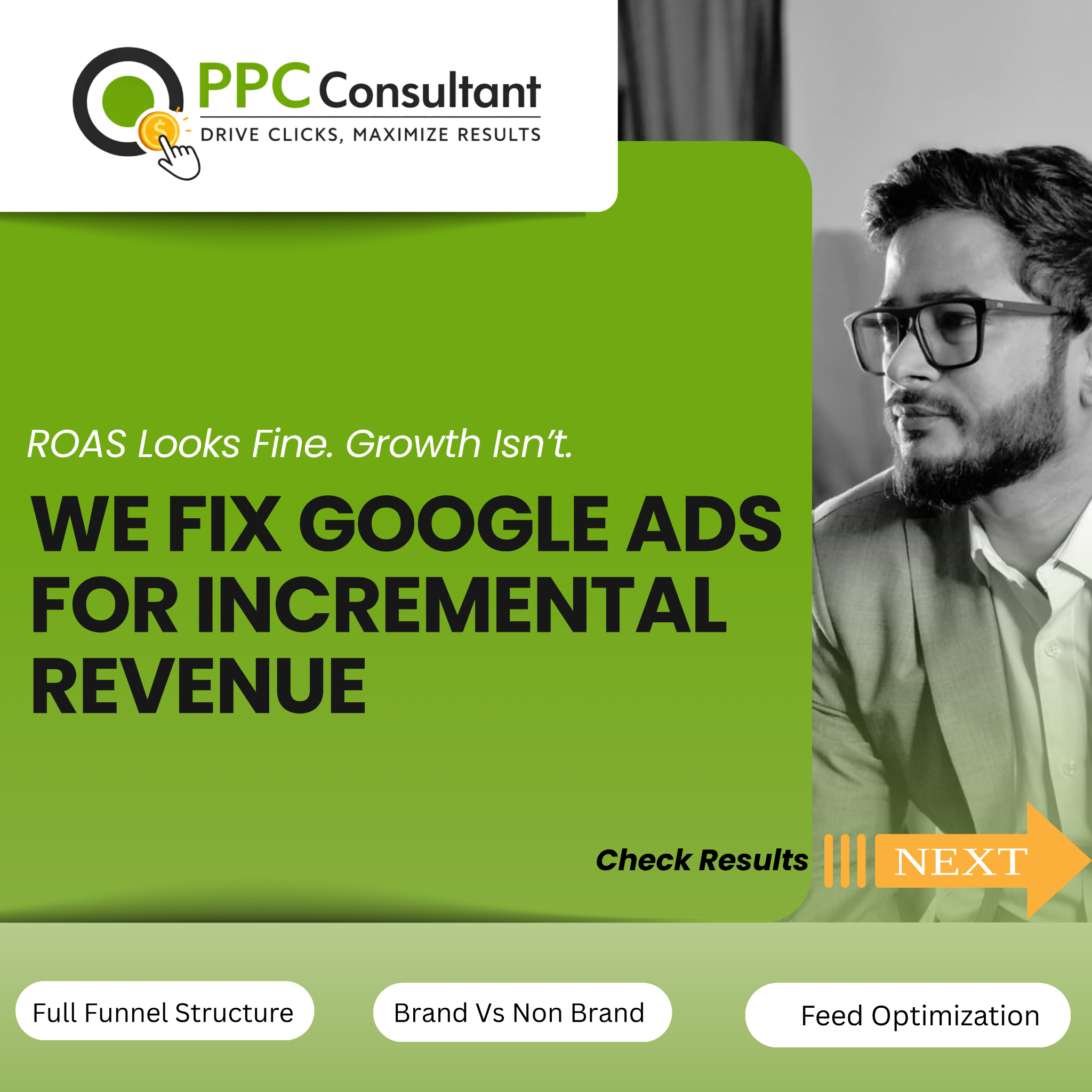 PPC Consultant Facebook ad