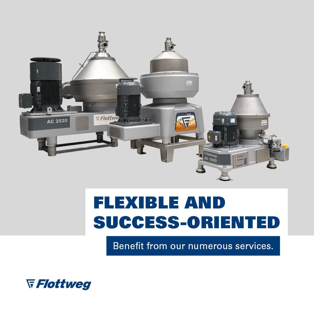 Flottweg Facebook ad: Success is… repairing instead of replacing