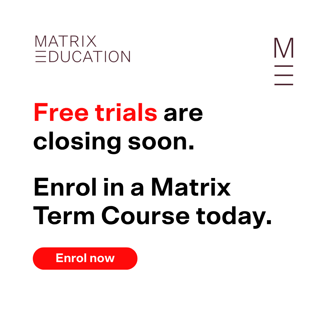 Matrix Education Facebook ad