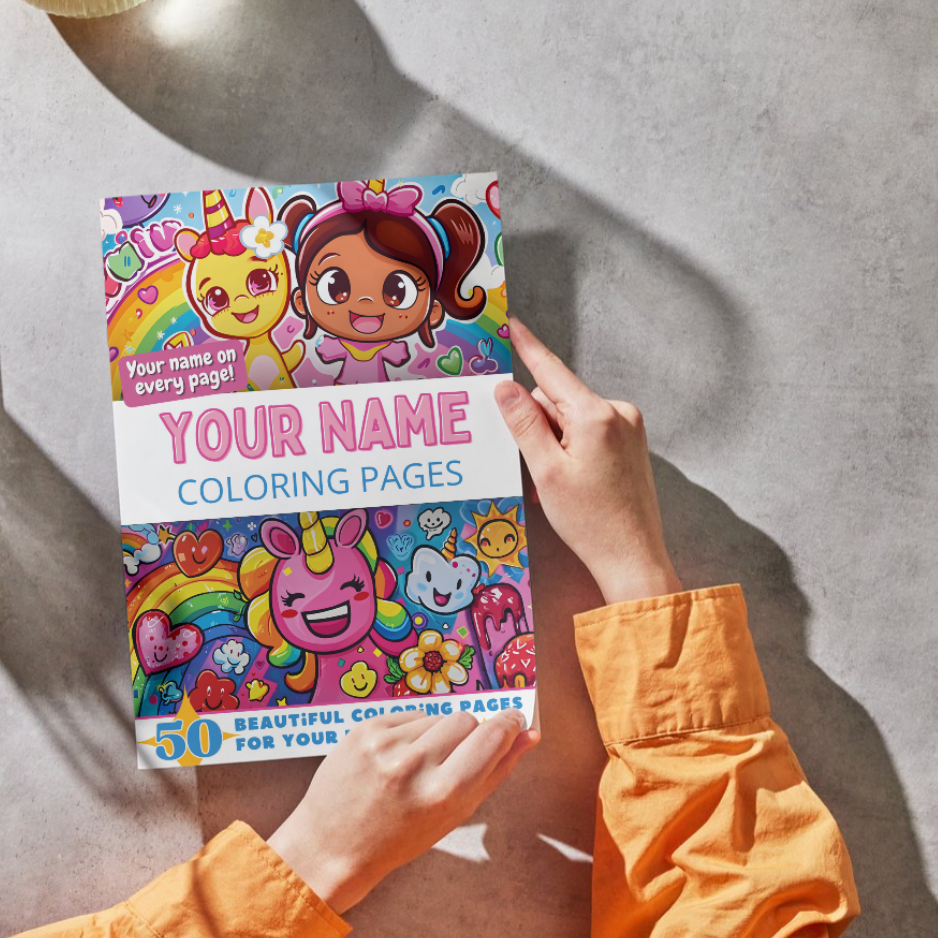 Pick-A-Page Personal Coloring Books Facebook ad