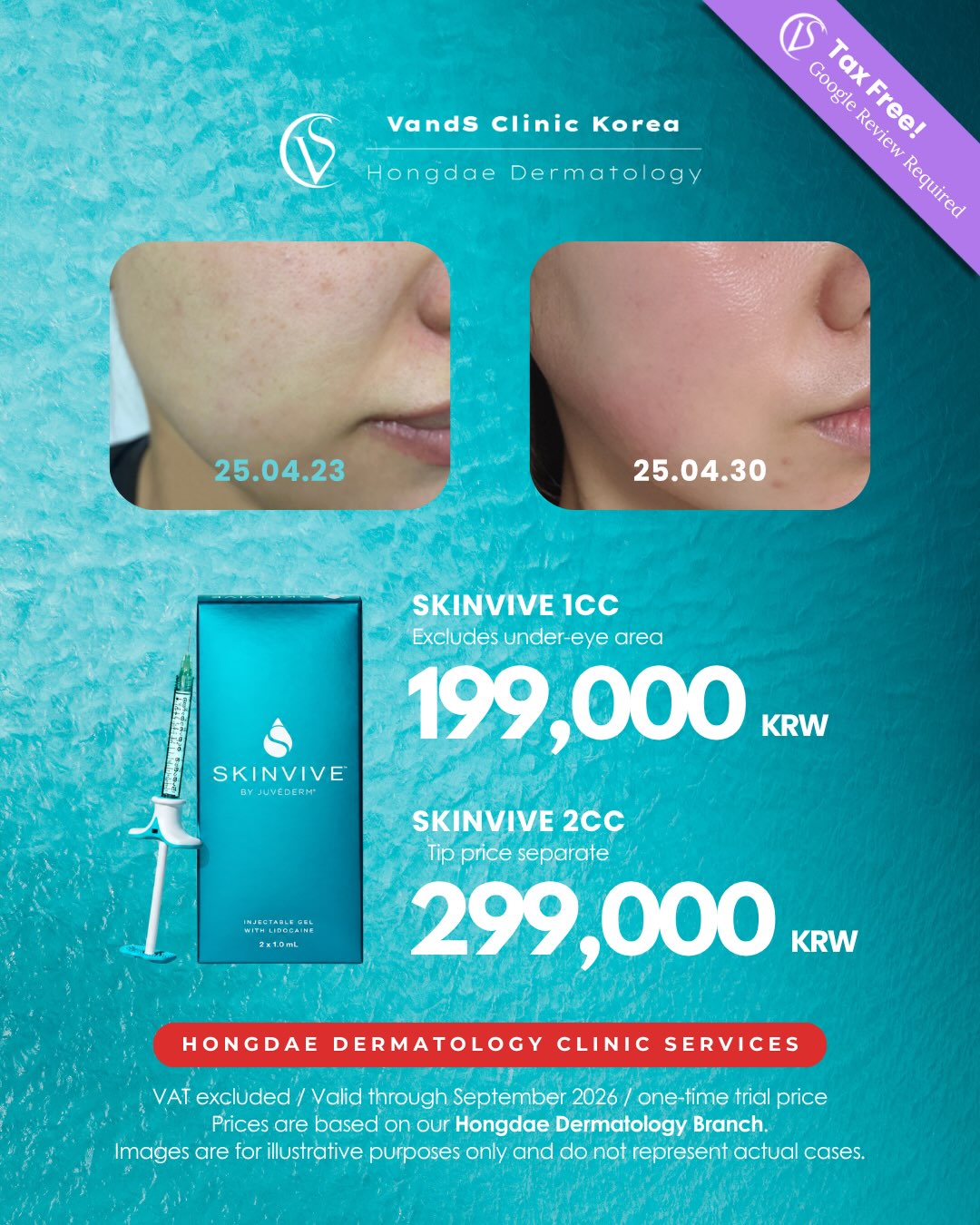 vandsclinicglobal Facebook ad: September Skin & Lifting Specials at VandS Clinic…