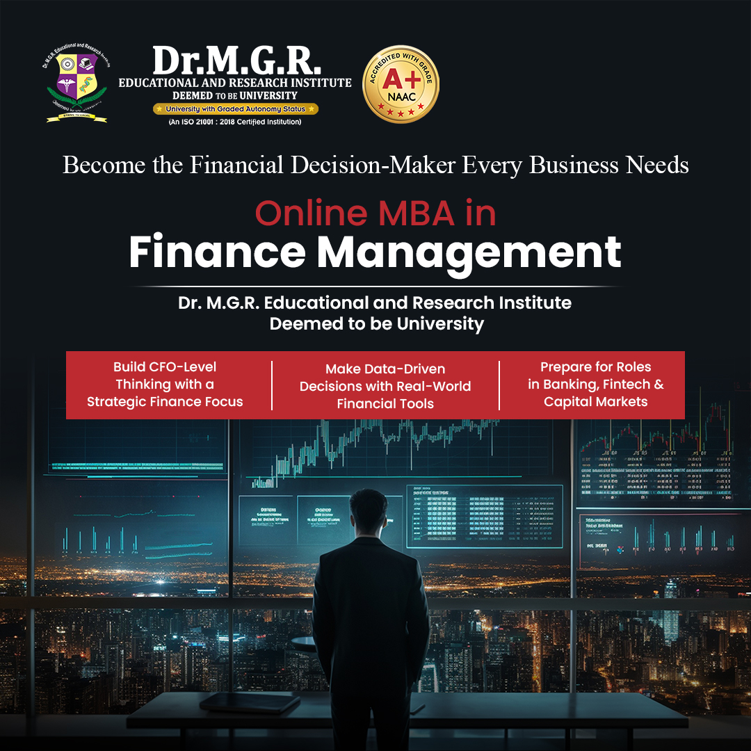 Dr. MGR University Online Programs Facebook ad
