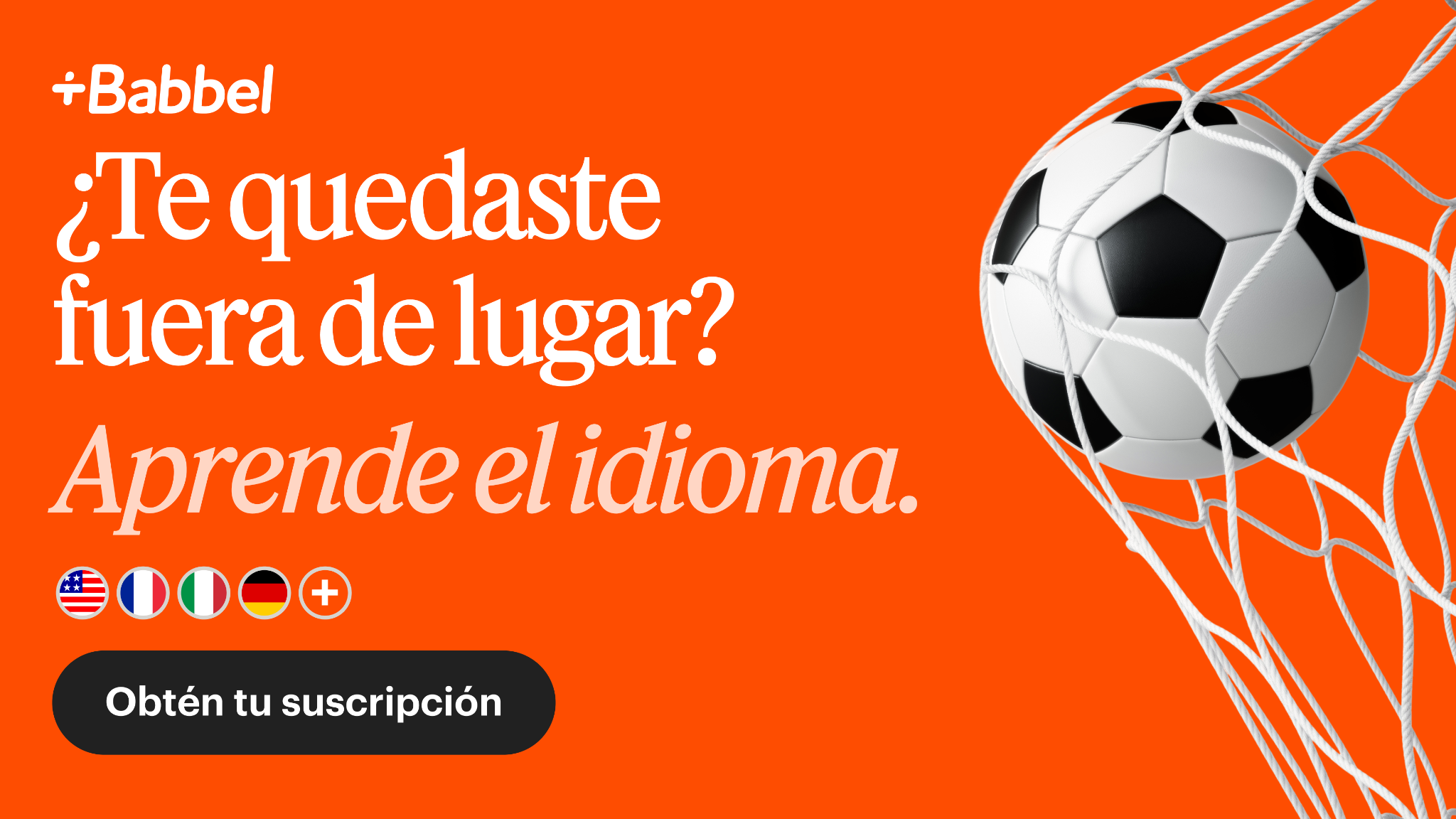 Babbel Facebook ad