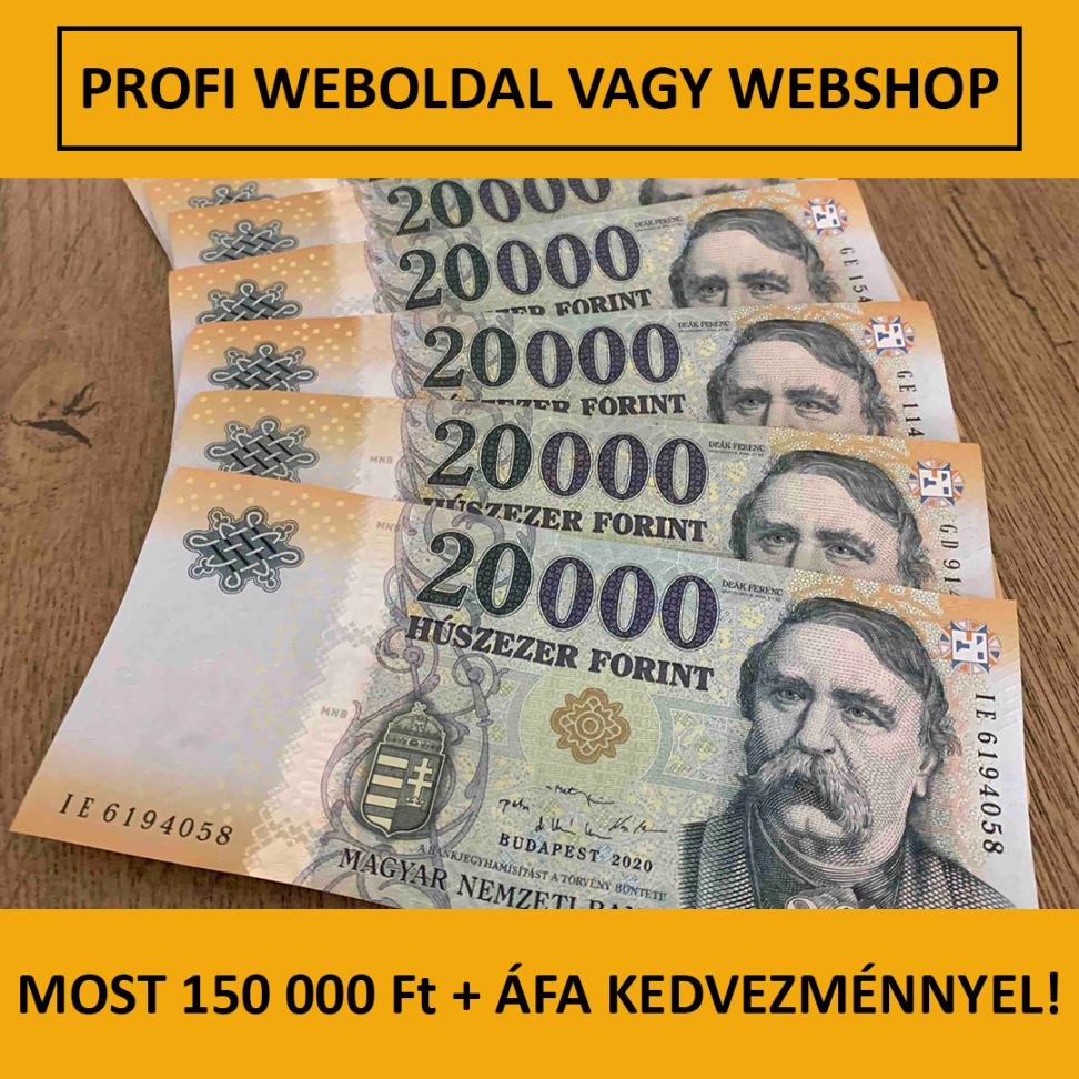 Jóska Bátyám Facebook ad: Weboldalt, vagy Webshopot szeretnél?