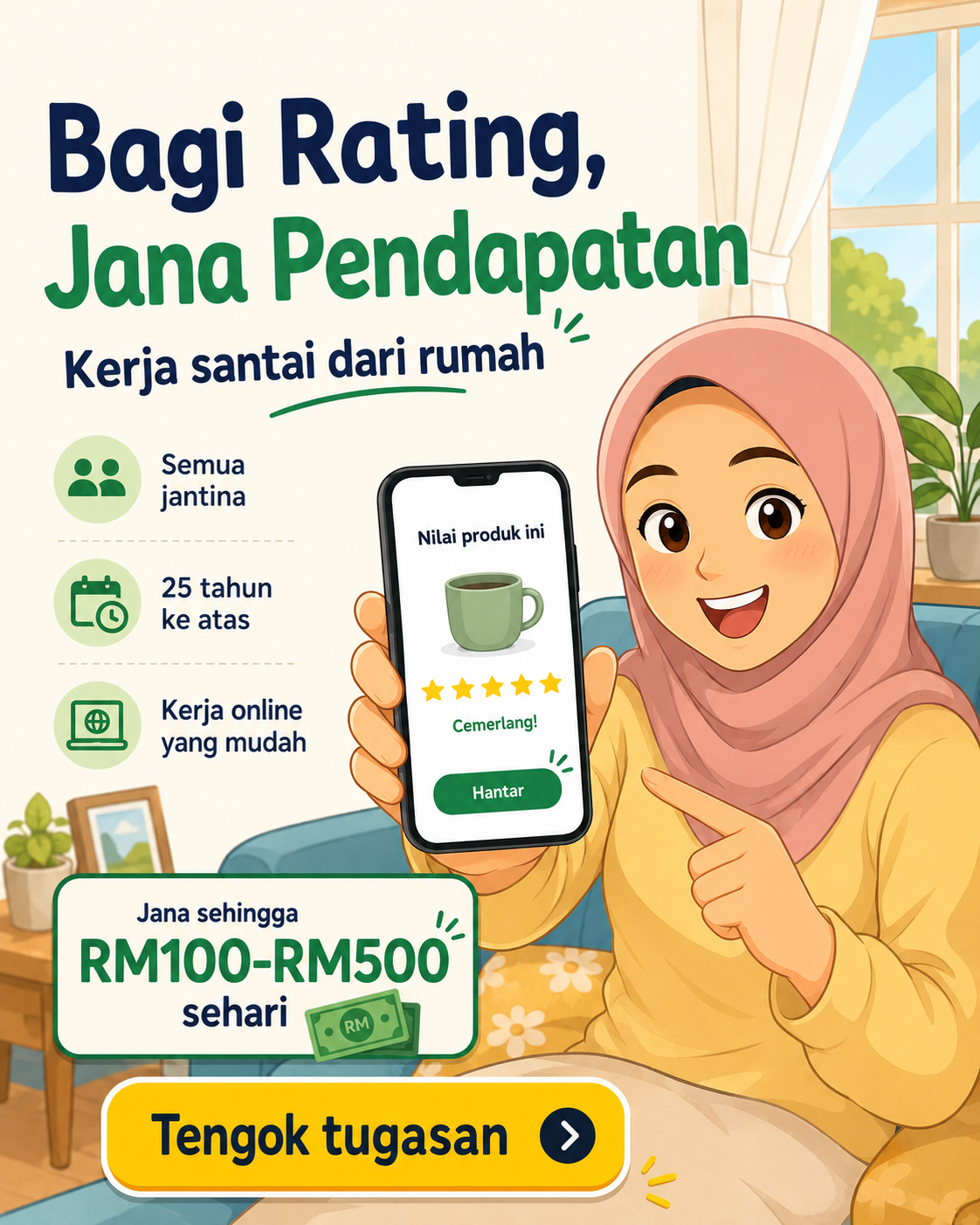 EBUDPumghf9 Facebook ad: FortunePapa Malaysia - Earn Cash by Visiting Brand Websites