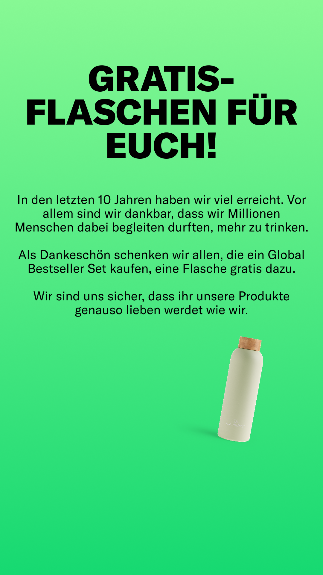 waterdrop Facebook ad