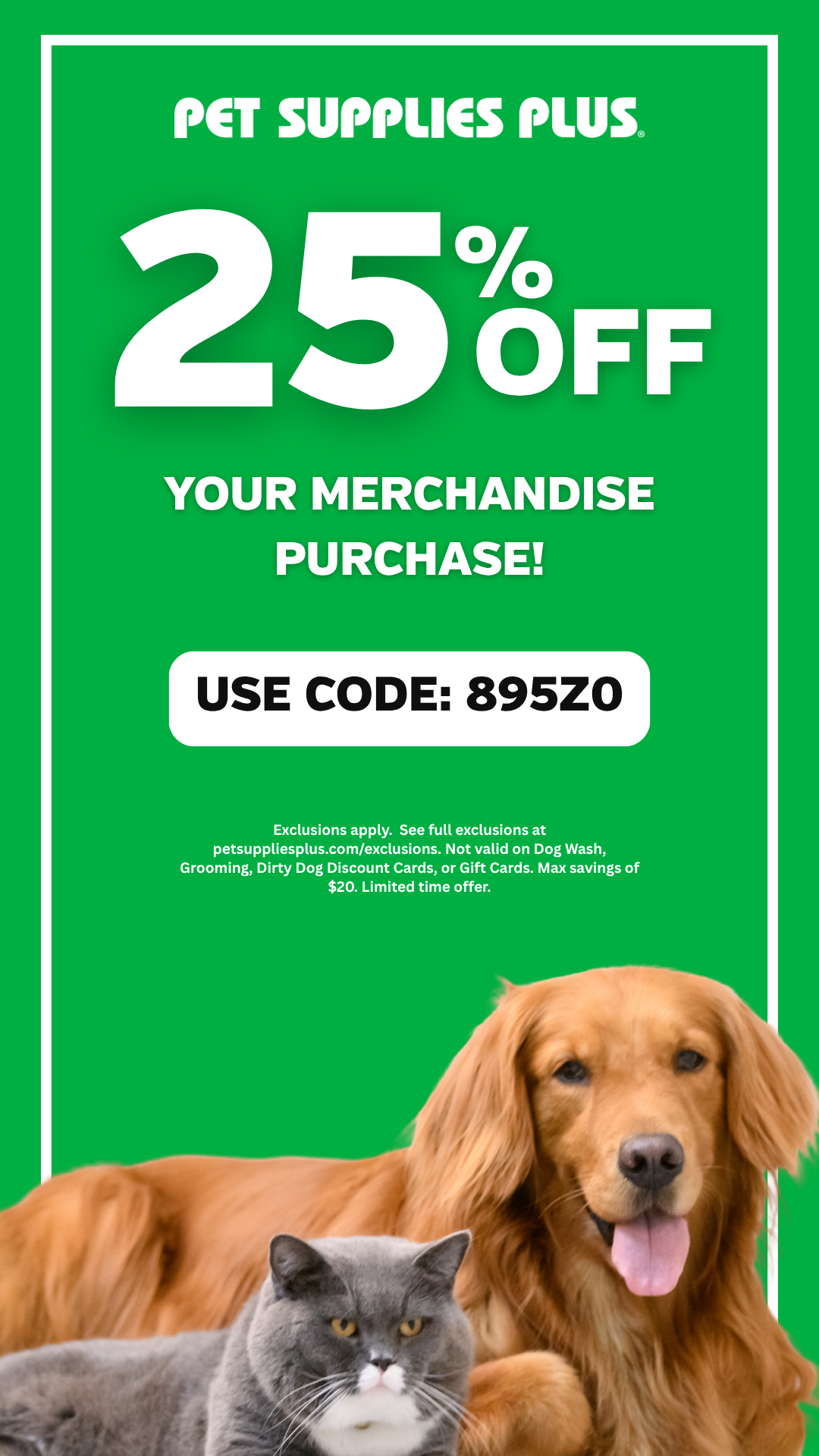 Pet Supplies Plus - Plainfield, IL Facebook ad from Jul 10, 2026