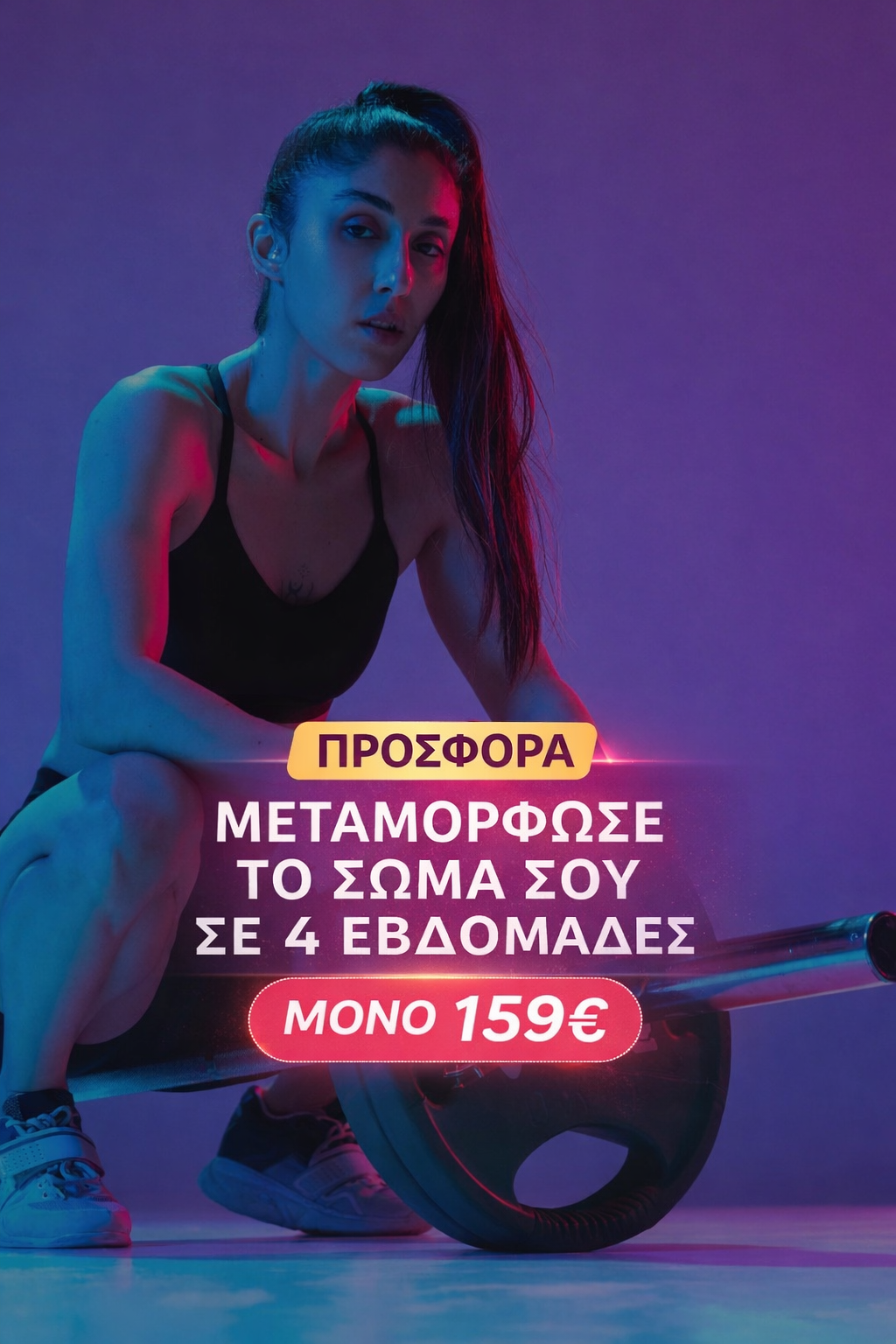 Physiomed Facebook ad: Πρόγραμμα Καύσης Λίπους 159€