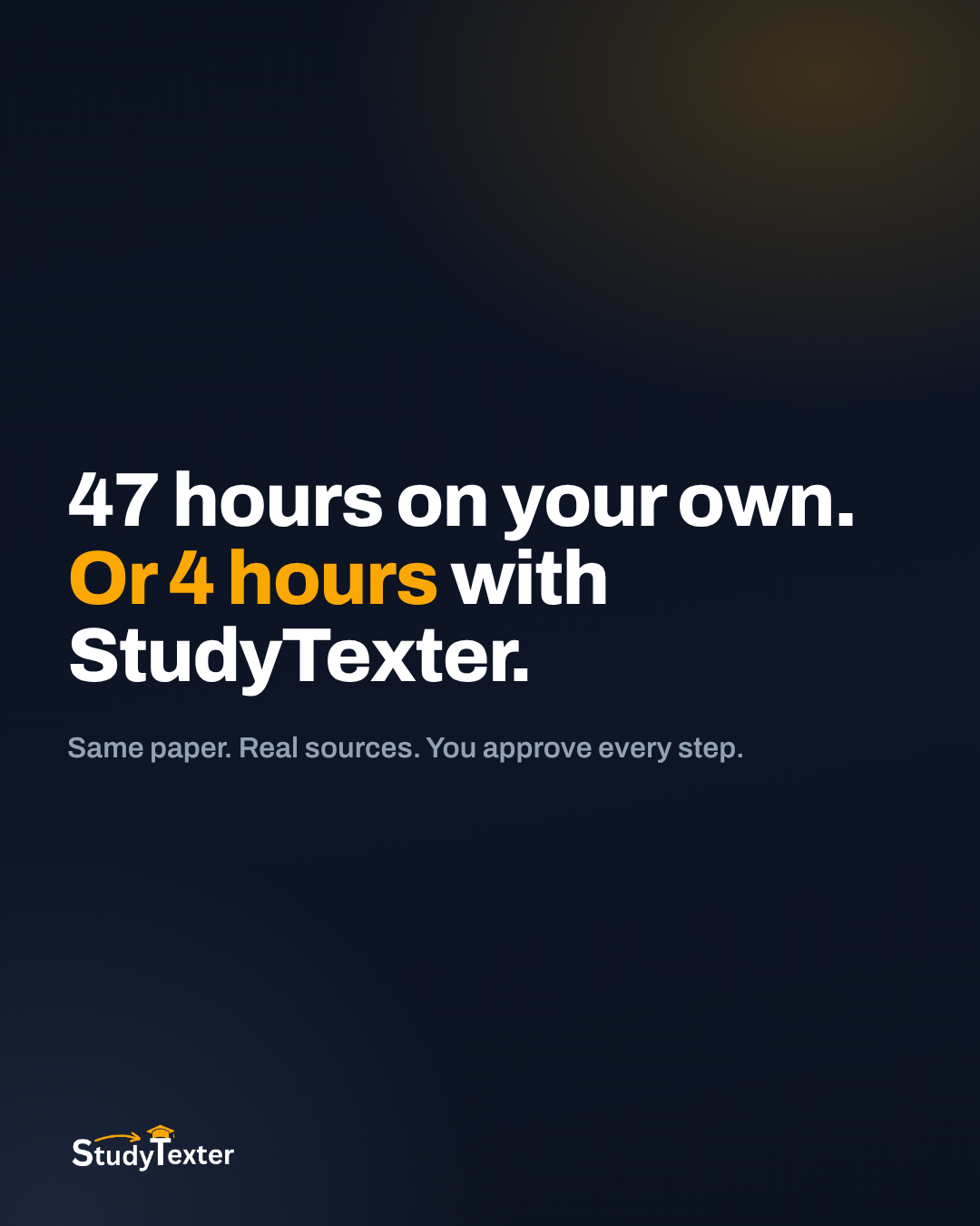 StudyTexter.com Facebook ad