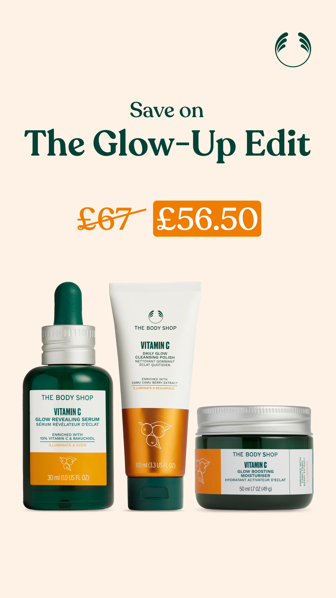 The Body Shop Facebook ad