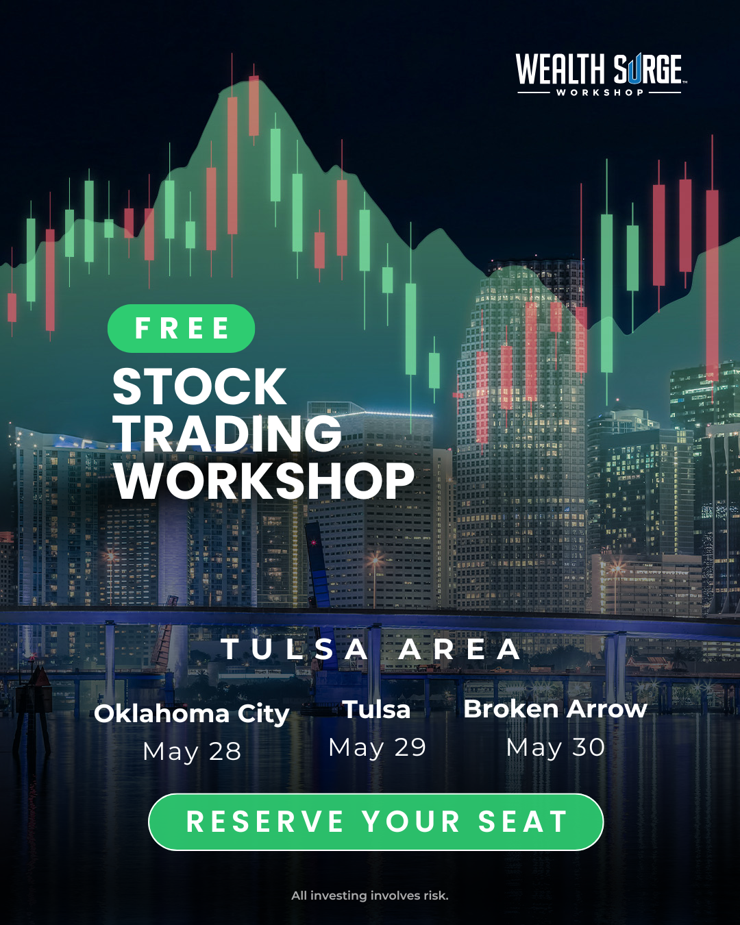 Wealth Surge Workshop Facebook ad