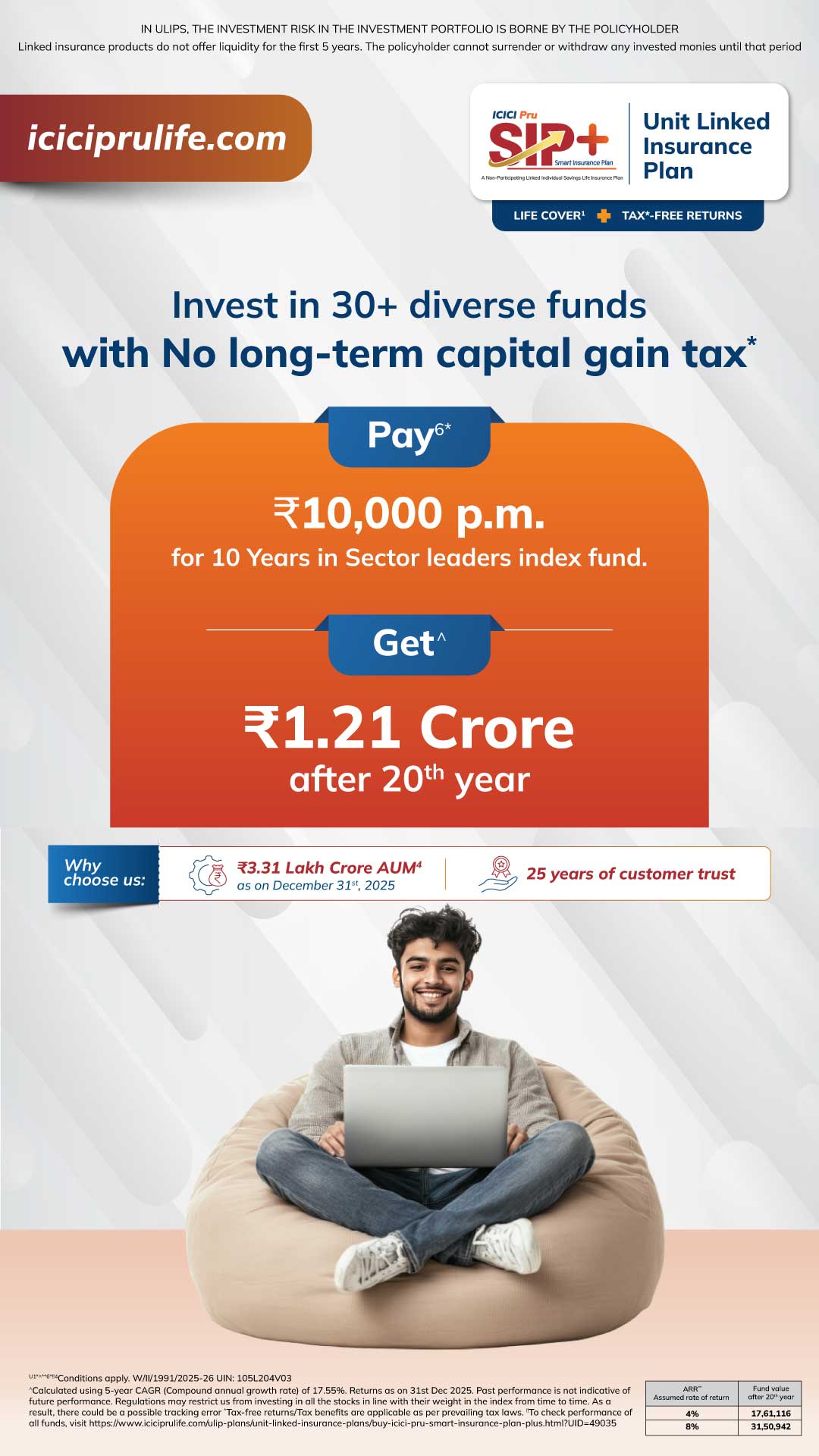 ICICI Prudential Life Insurance Facebook ad