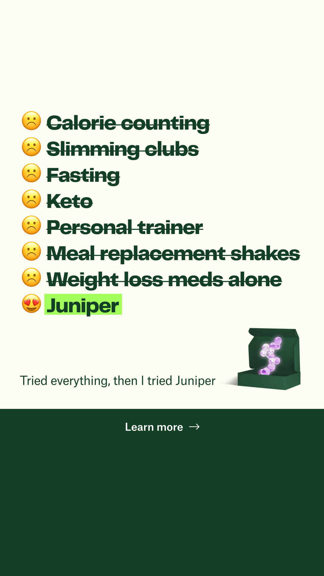 Juniper UK Facebook ad