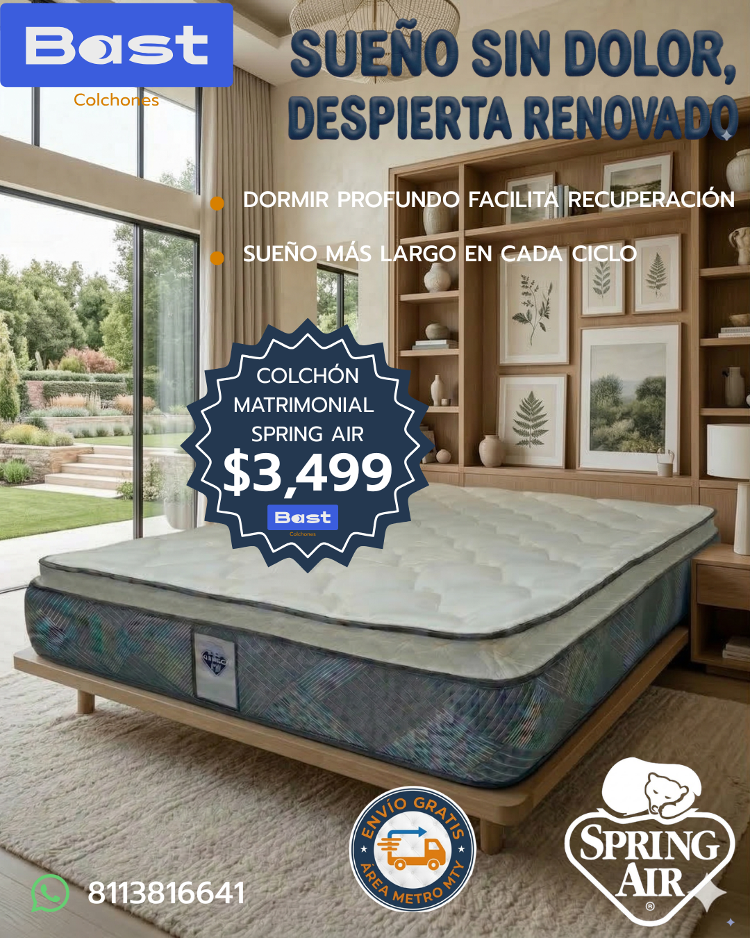 Colchones en Monterrey - Distribuidora Bast Facebook ad: ¡Pregunta por el COLCHÓN que quieres!