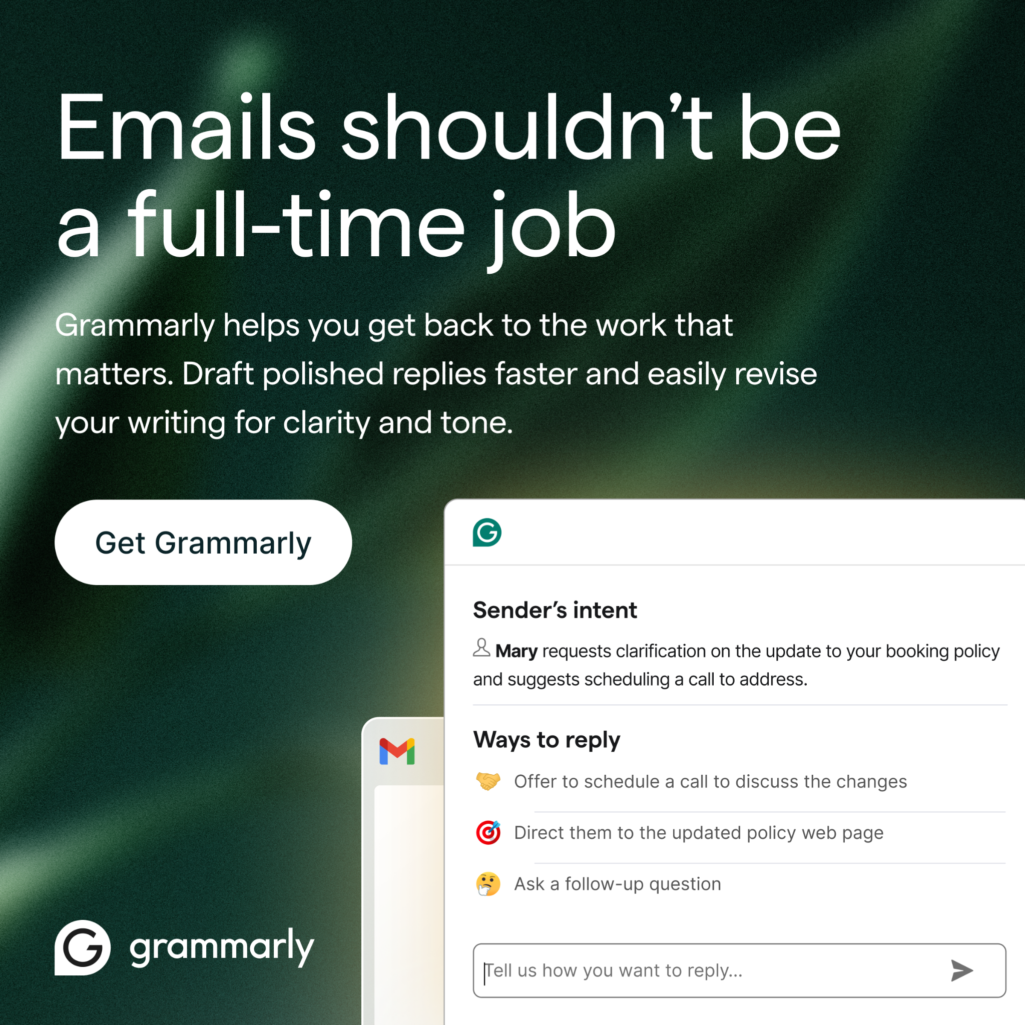 Grammarly Facebook ad