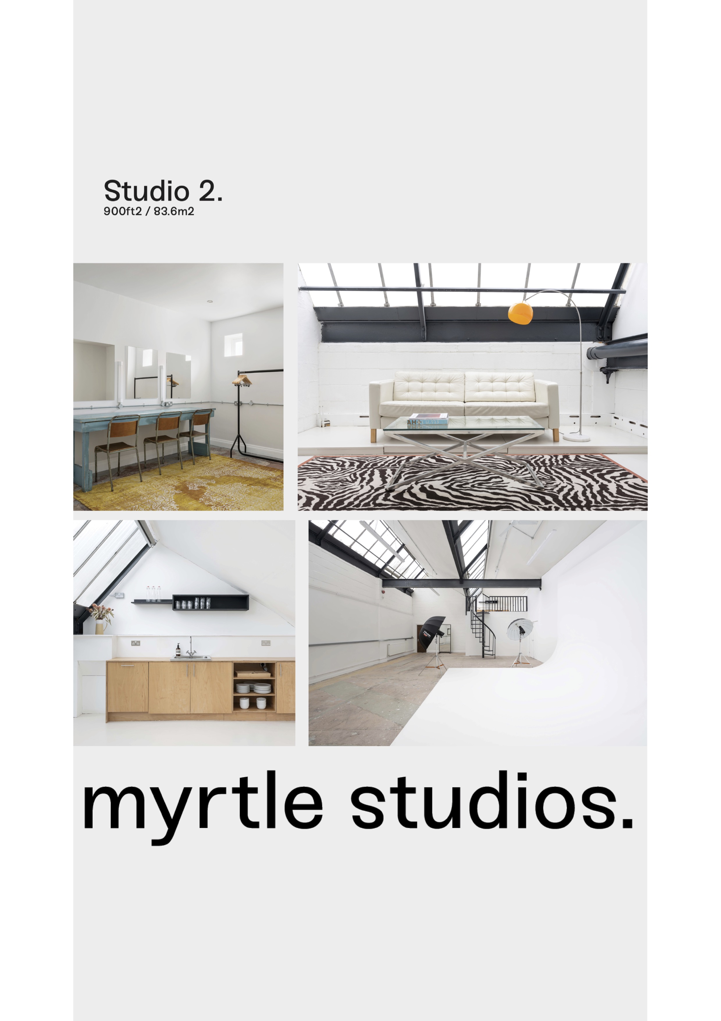 myrtlestudios Facebook ad: S2 is our daylight studio featuring