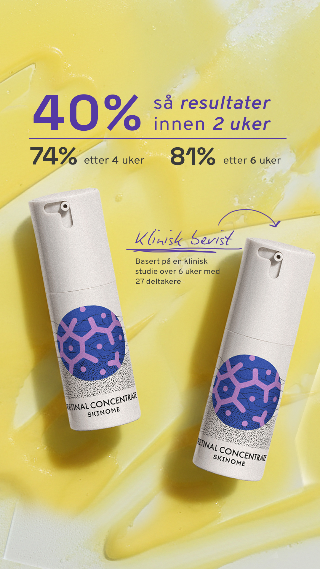 Skinome Facebook ad