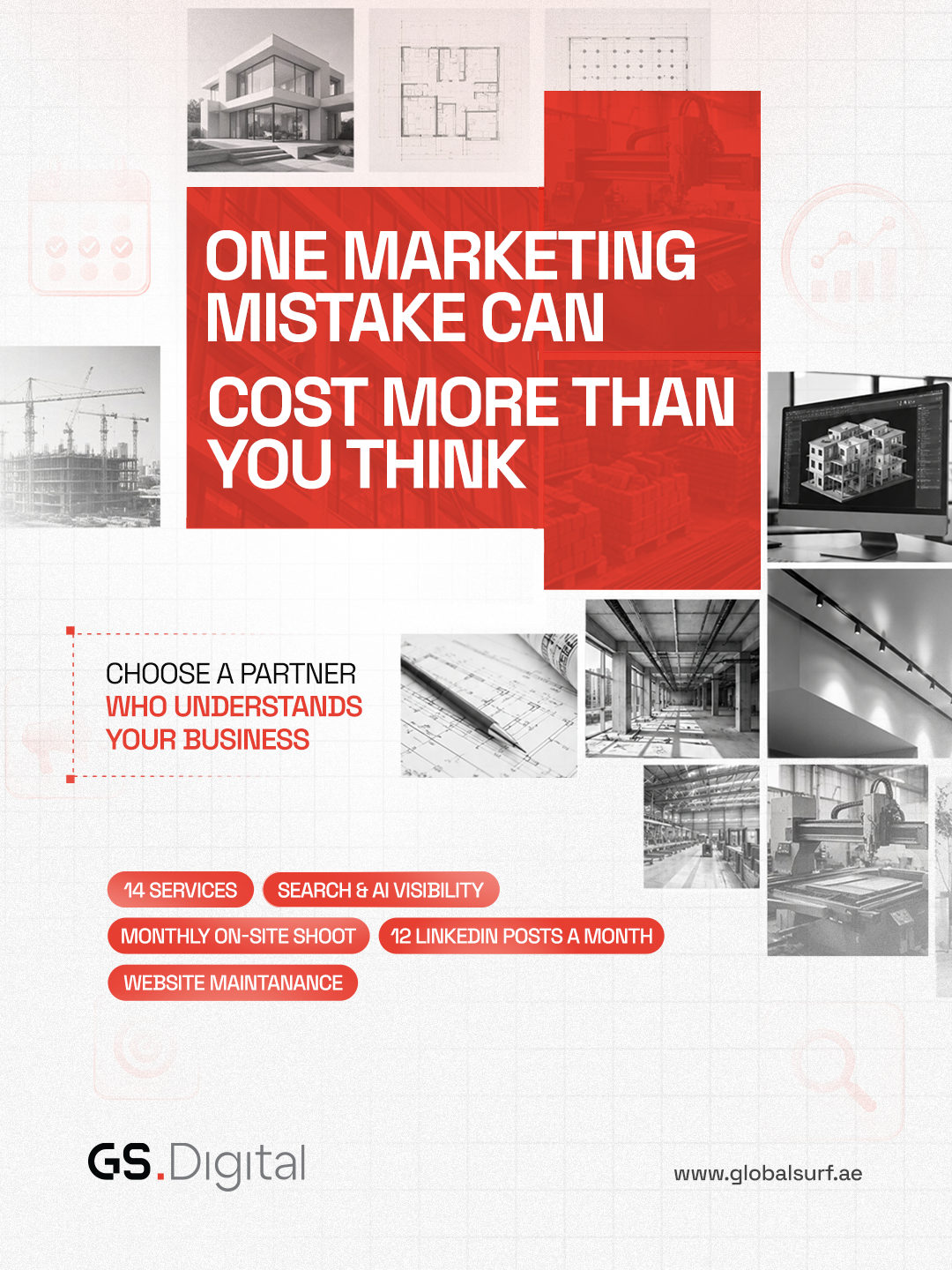 Global Surf Digital Facebook ad: Everything your digital marketing needs, in one package