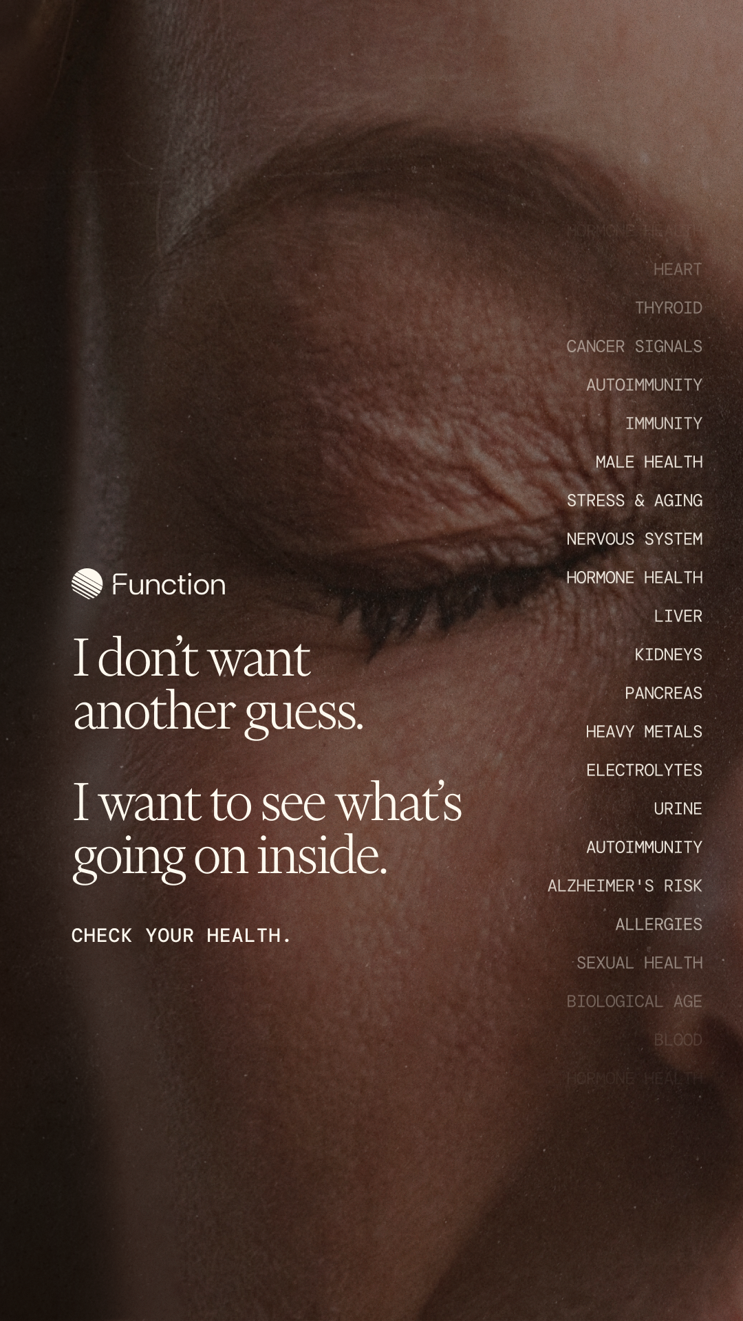 Function Health Facebook ad