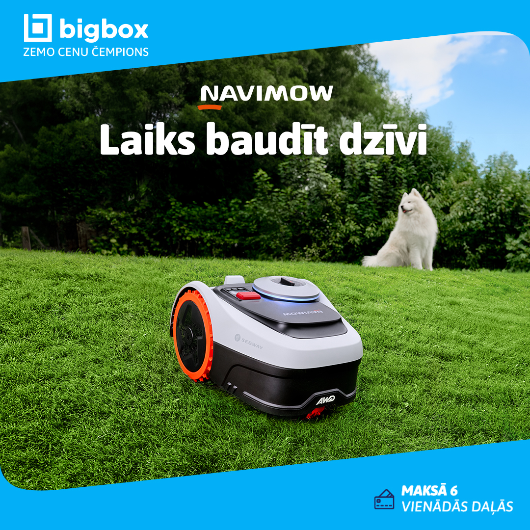 Bigbox.lv Facebook ad: Atvadies no smaga fiziskā darba un sveic perfekti…