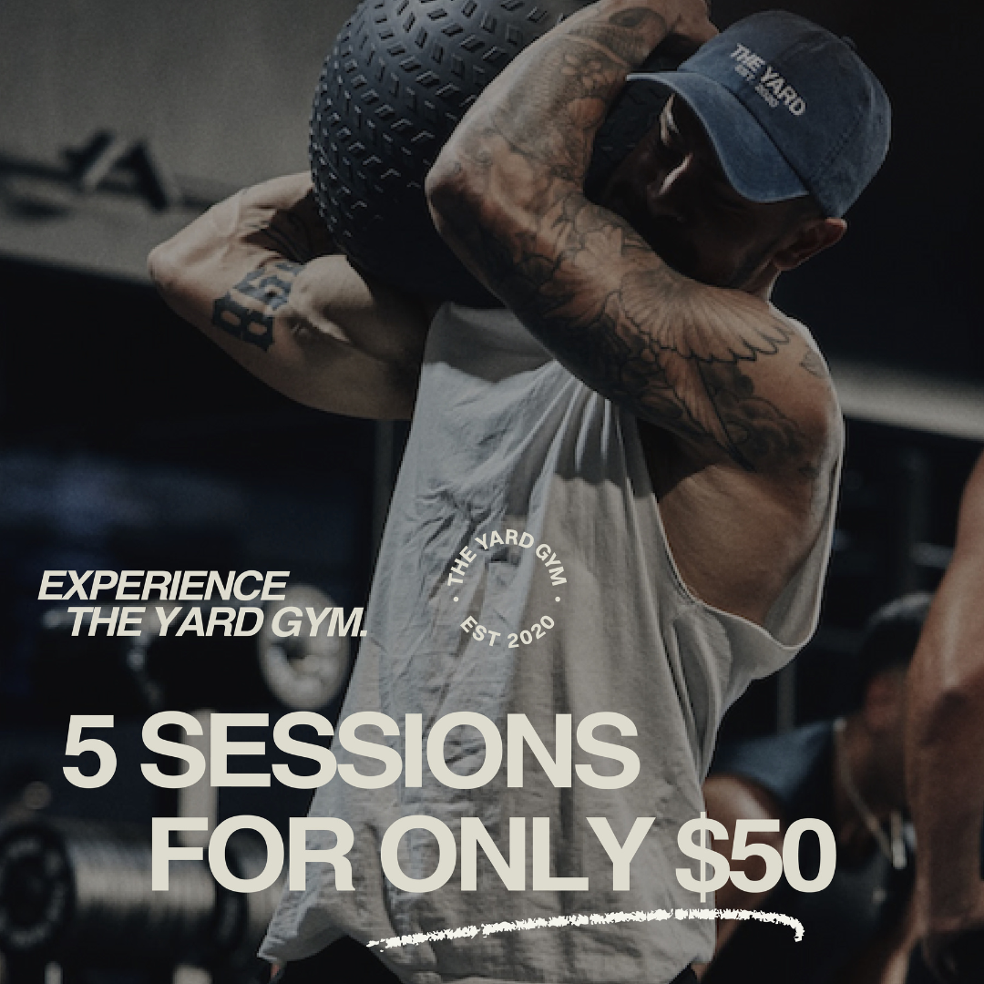 The Yard Gym Annapolis Facebook ad: 5 Sessions for just $50
