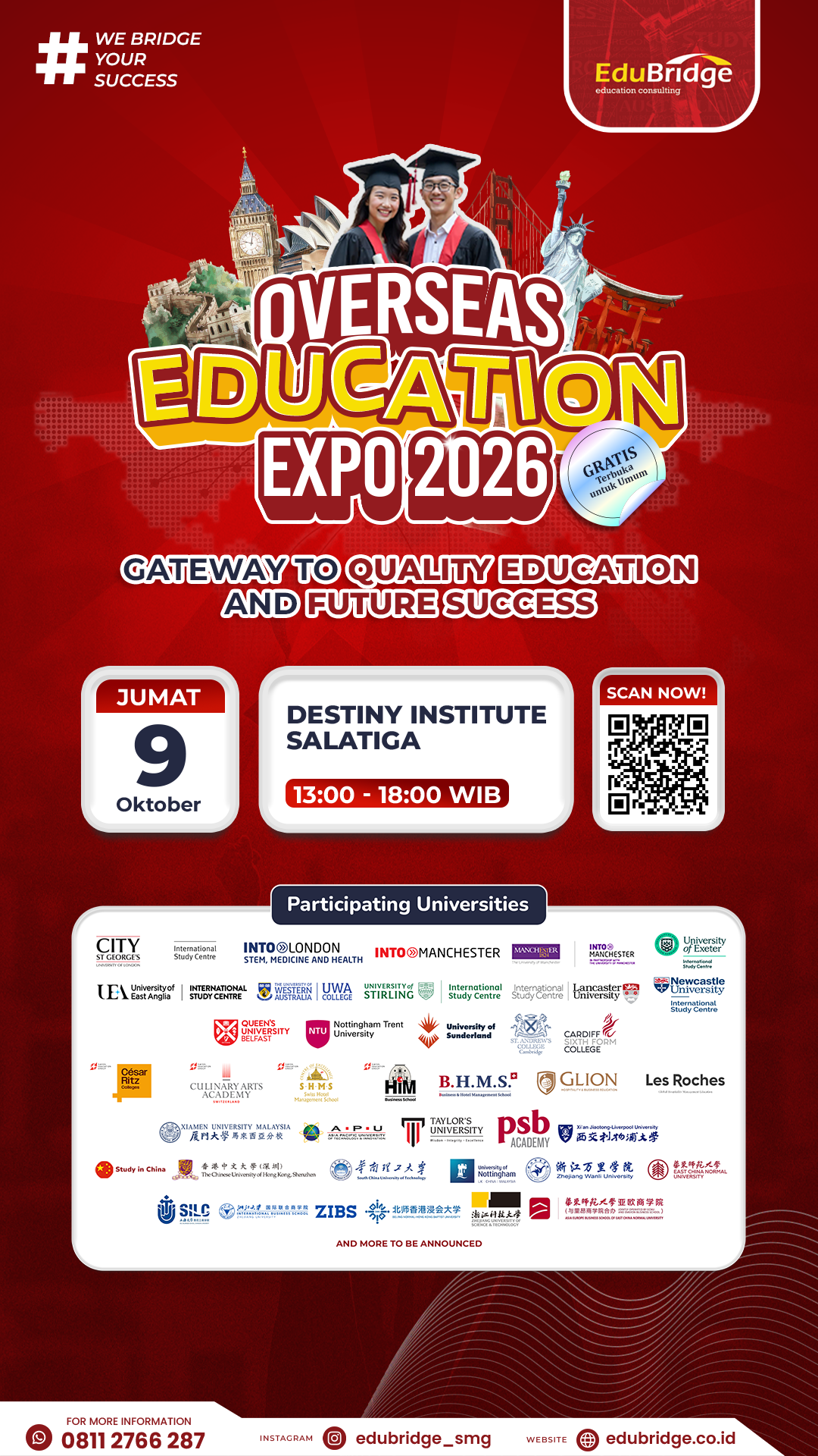Edu Bridge SMG Facebook ad: INTERNATIONAL EDUCATION EXPO 2026 IS COMING!