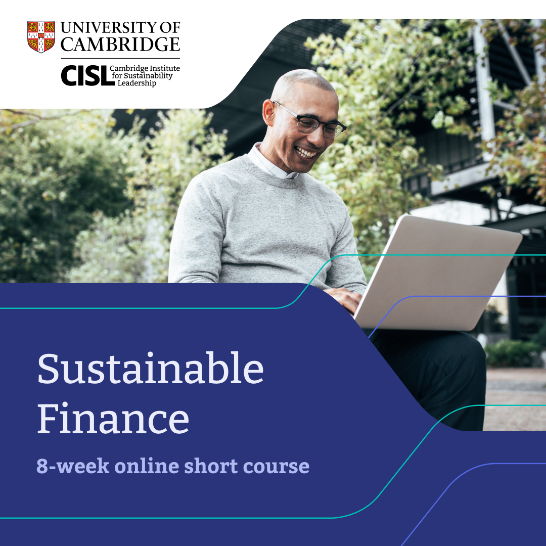 Cambridge Institute for Sustainability Leadership Facebook ad from Jan 2, 2026