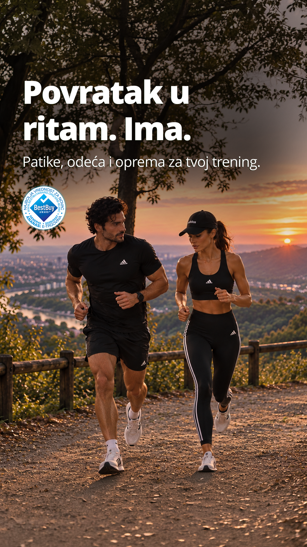 Ananas.rs Facebook ad: Back to sport. Ima.