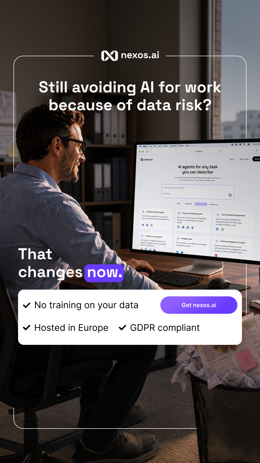 nexos.ai Facebook ad