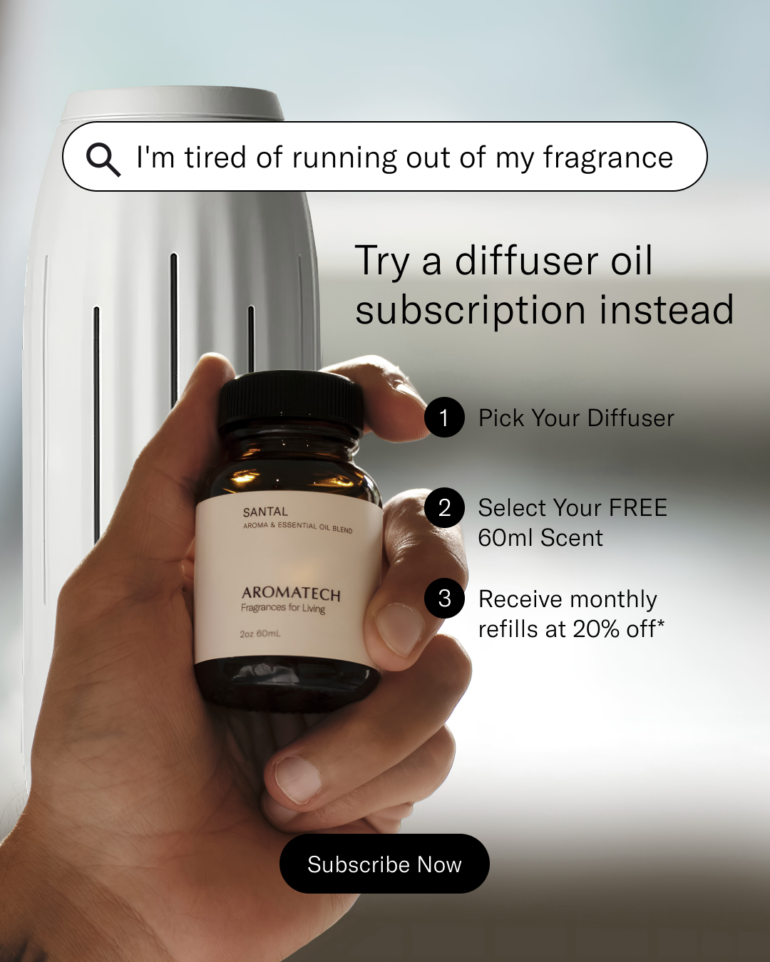 AromaTech Facebook ad