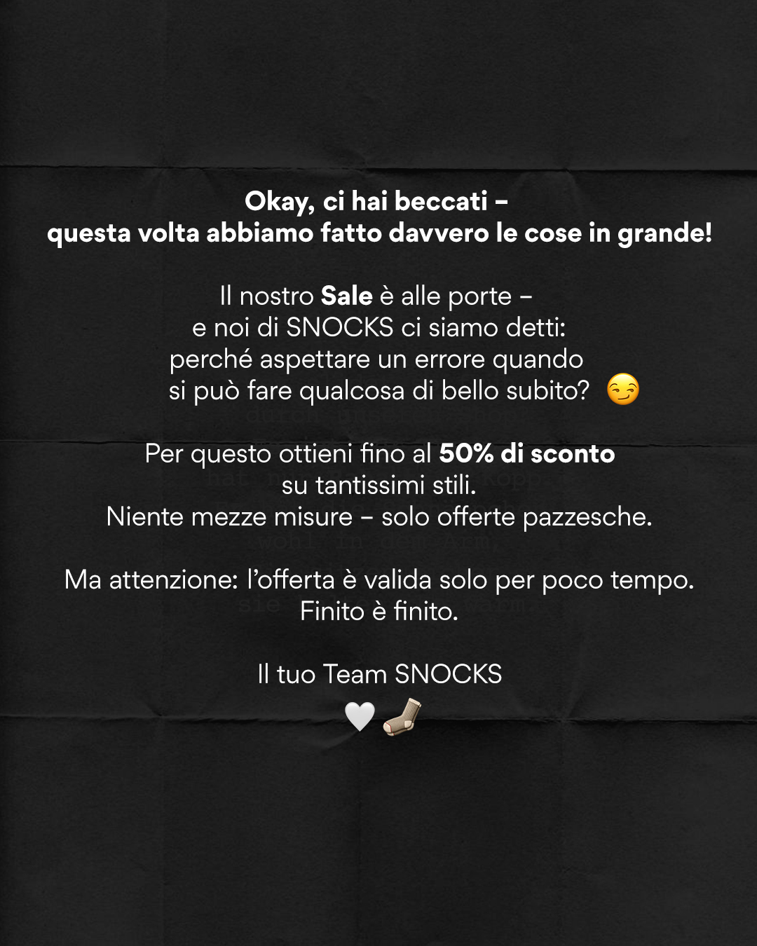 Snocks Facebook ad