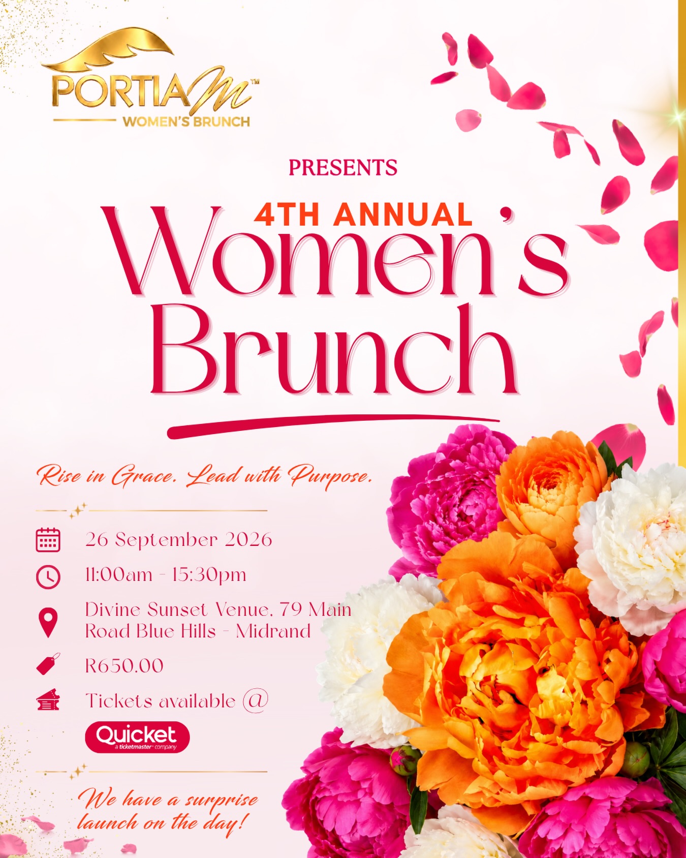 Portia M Skin Solutions Facebook ad: She’s back… and this year, we’re rising even…