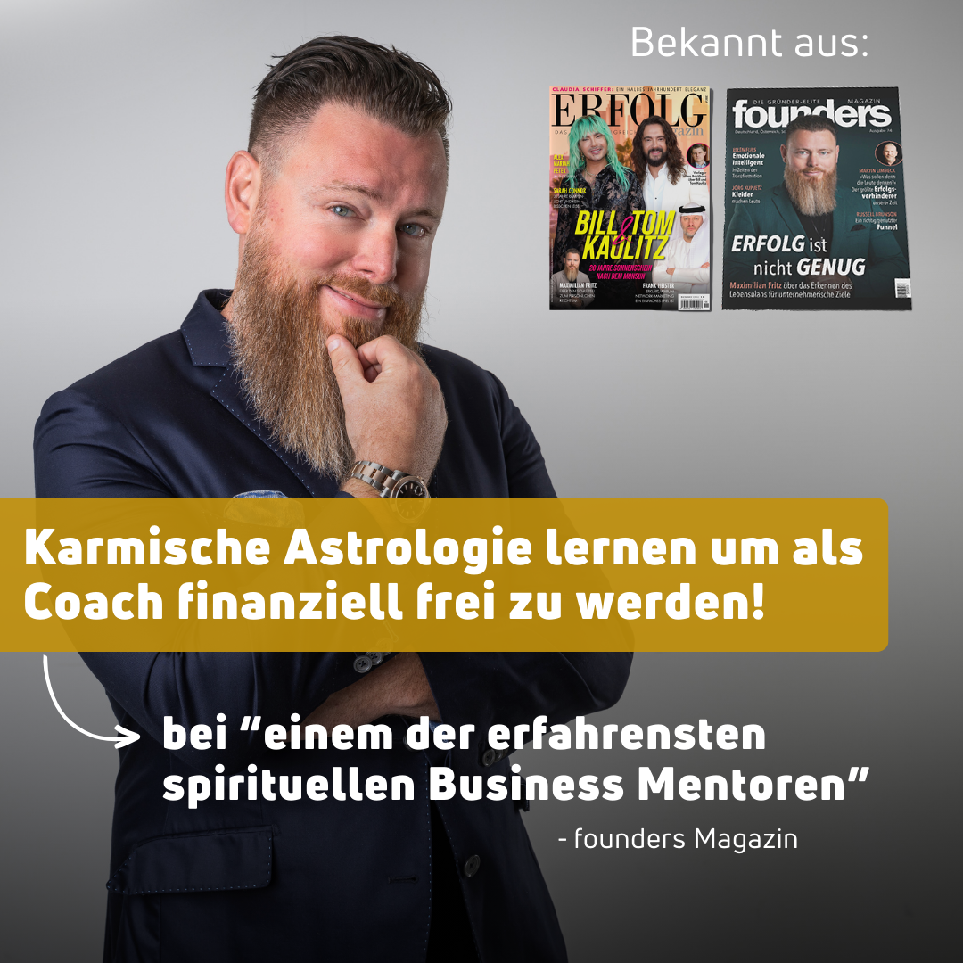 MaximilianFritz Facebook ad: Karmische Astrologie lernen & als Coach finanziell frei…