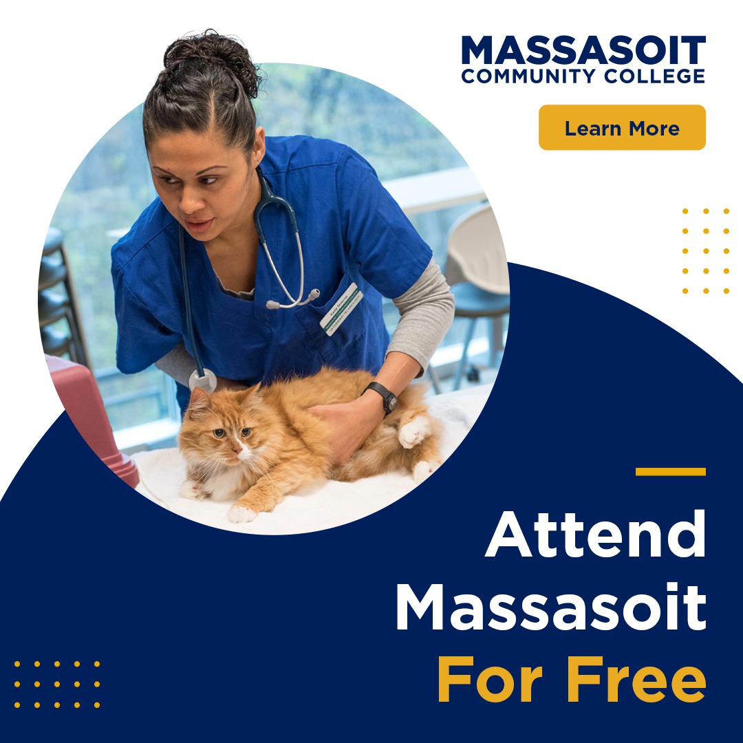 Massasoit Community College Facebook ad: Free College is here!