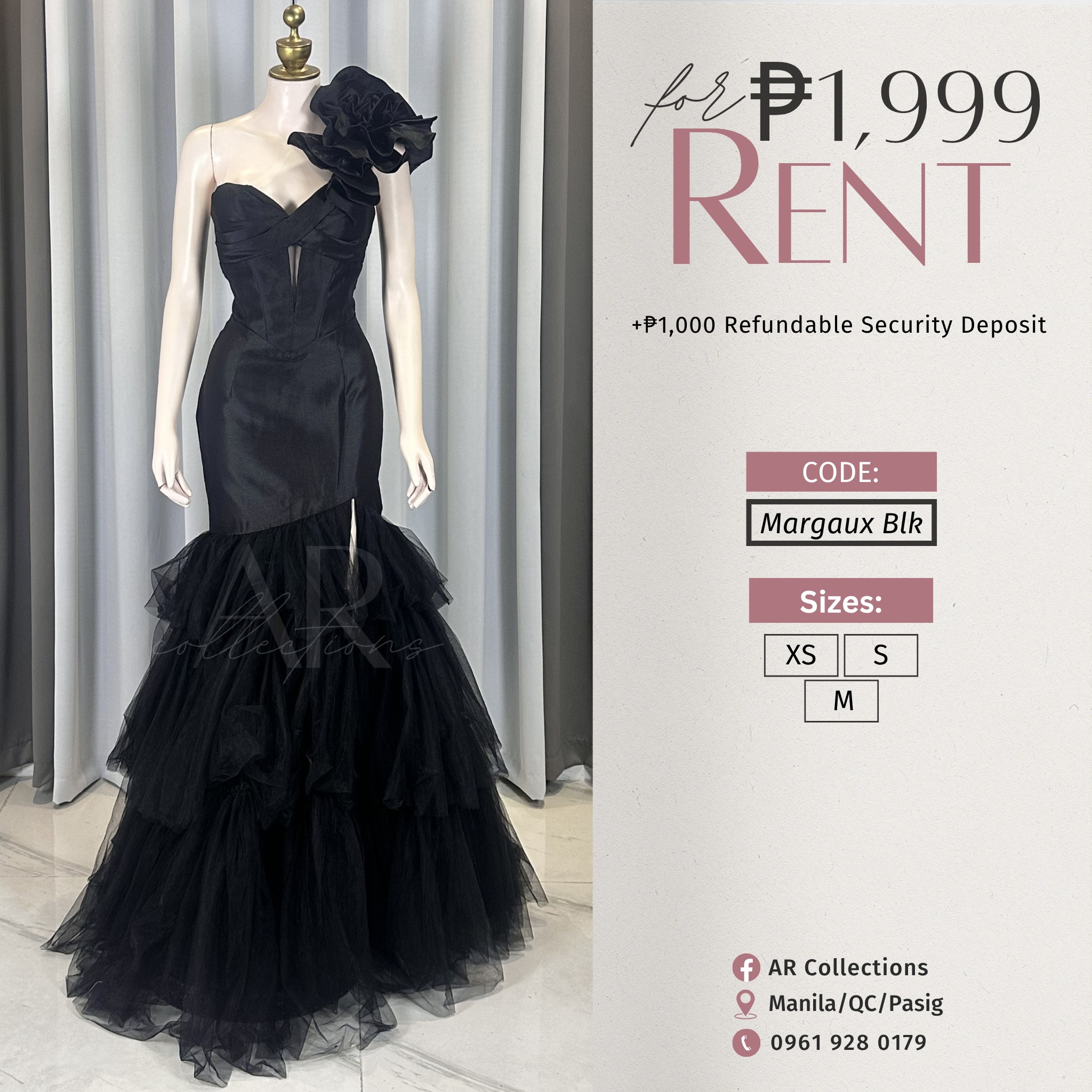 AR Collections - Gown & Suit Rental Facebook ad